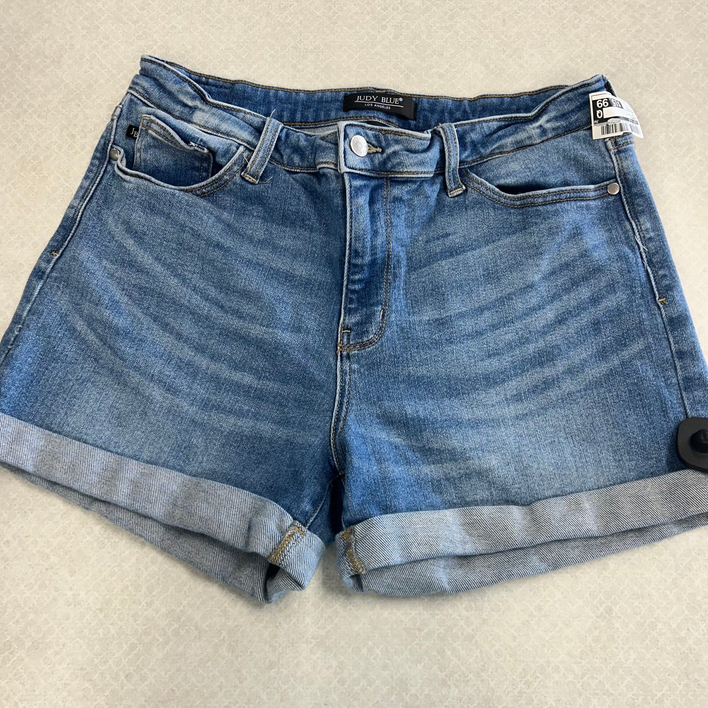 Shorts By Judy Blue In Blue Denim, Size:Xl