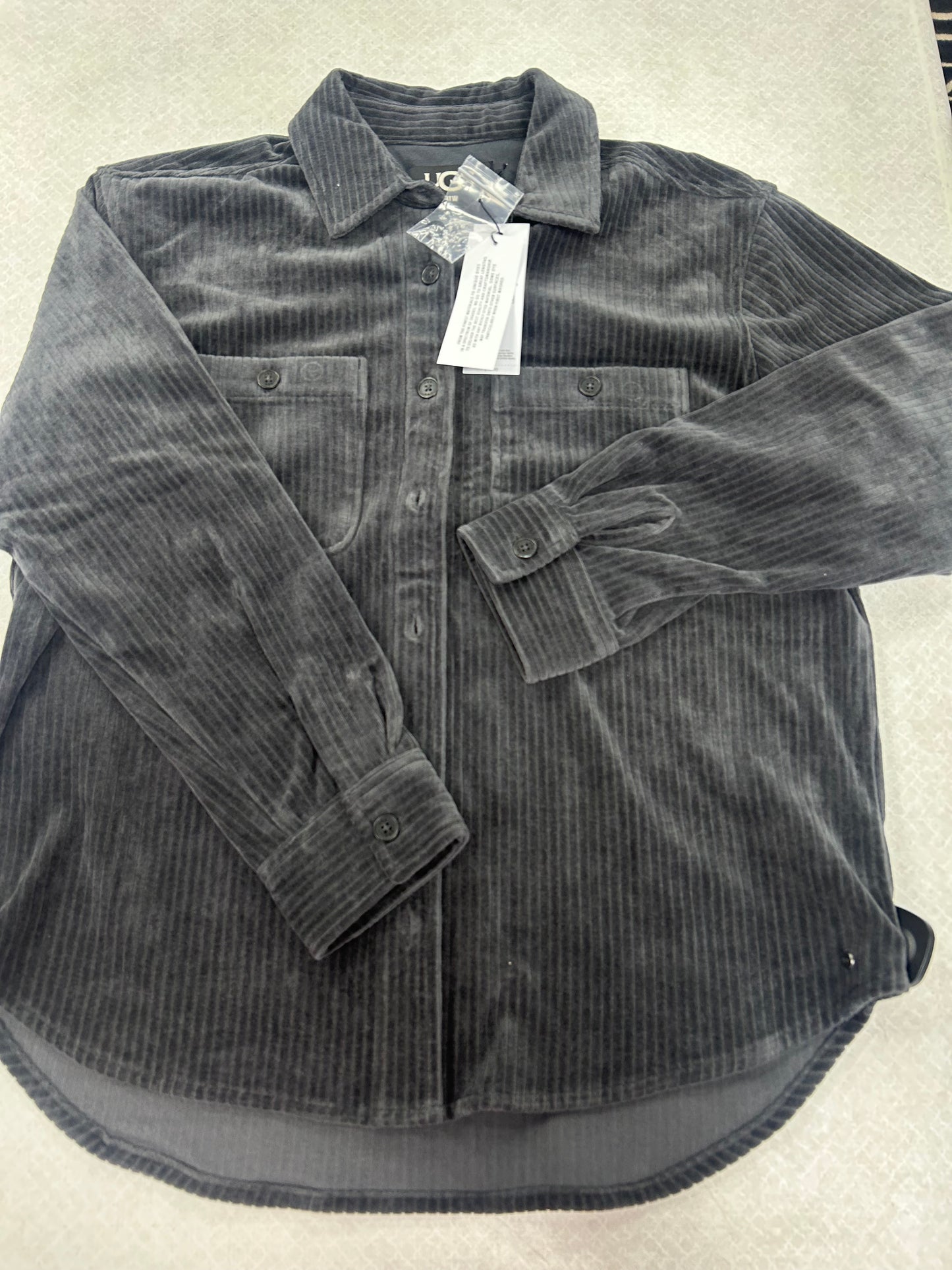 Top Ls Designer By Ugg In Grey, Size:S