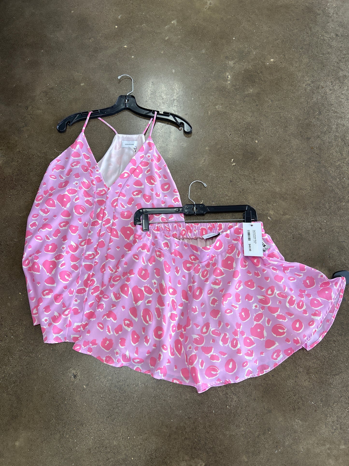 Shorts Set By Clothes Mentor In Pink, Size:L