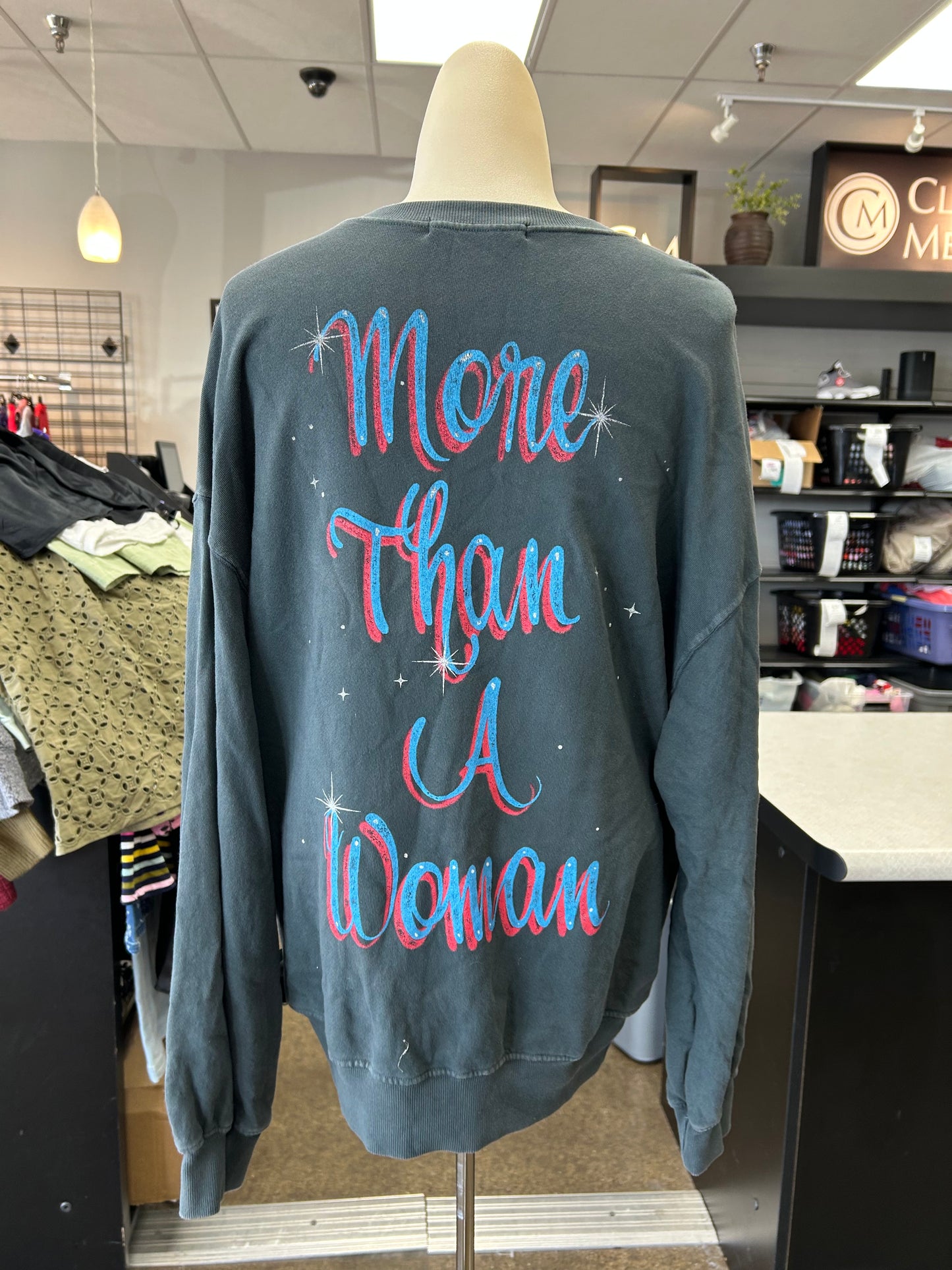 Sweatshirt Crewneck By Cmb In Grey, Size:Xs
