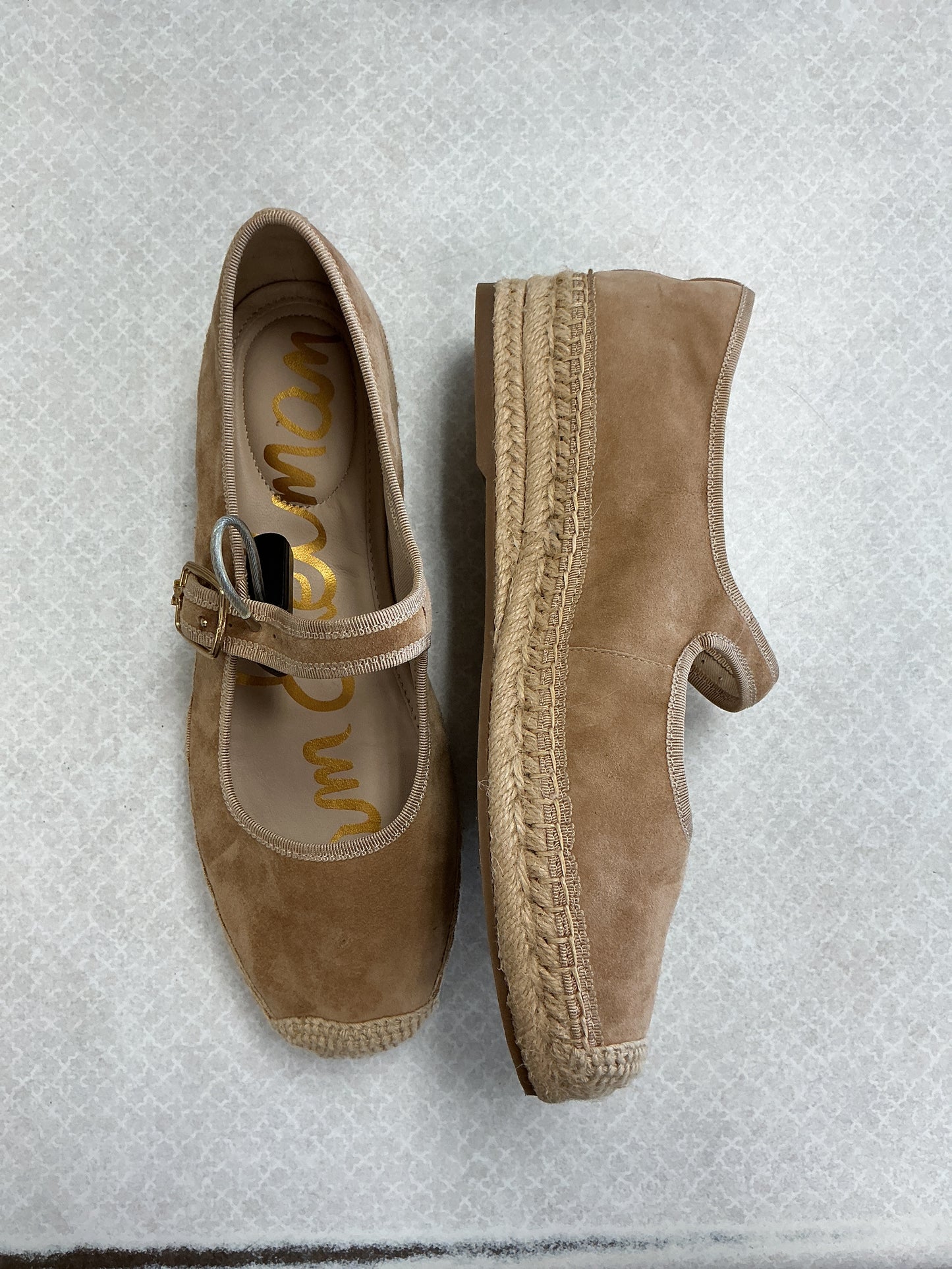 Shoes Flats By Sam Edelman In Tan, Size:8.5