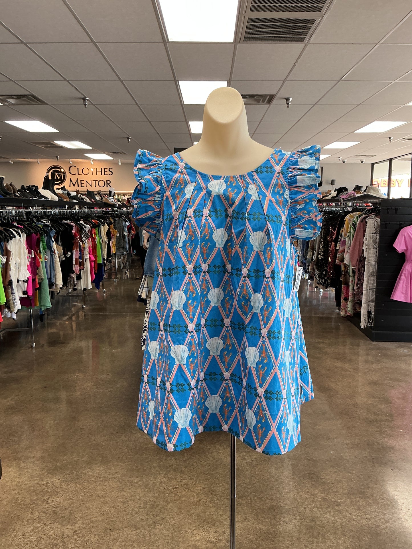 Top Sleeveless By Clothes Mentor In Blue, Size:L