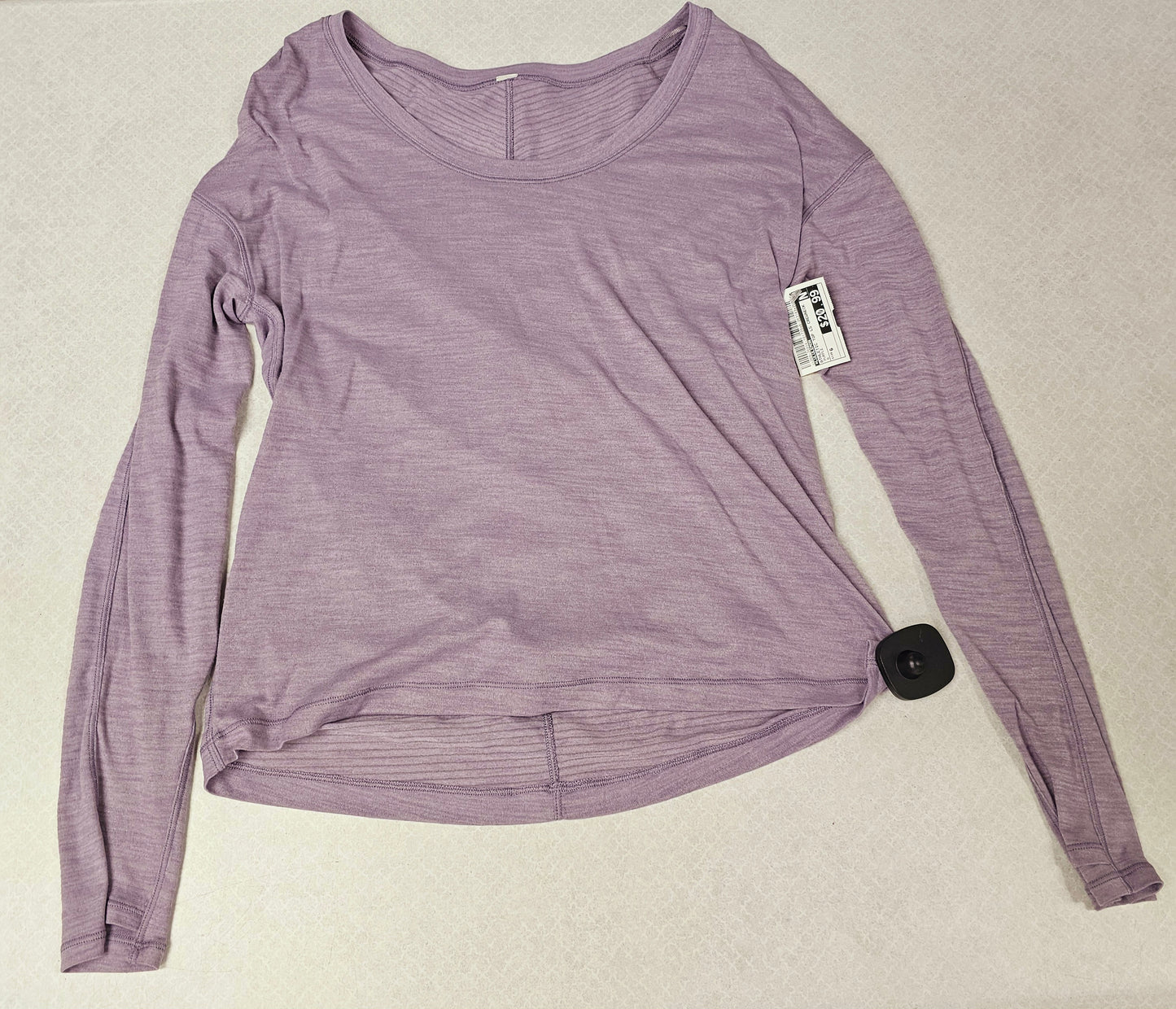 Athletic Top Ls Crewneck By Lululemon In Purple, Size:6