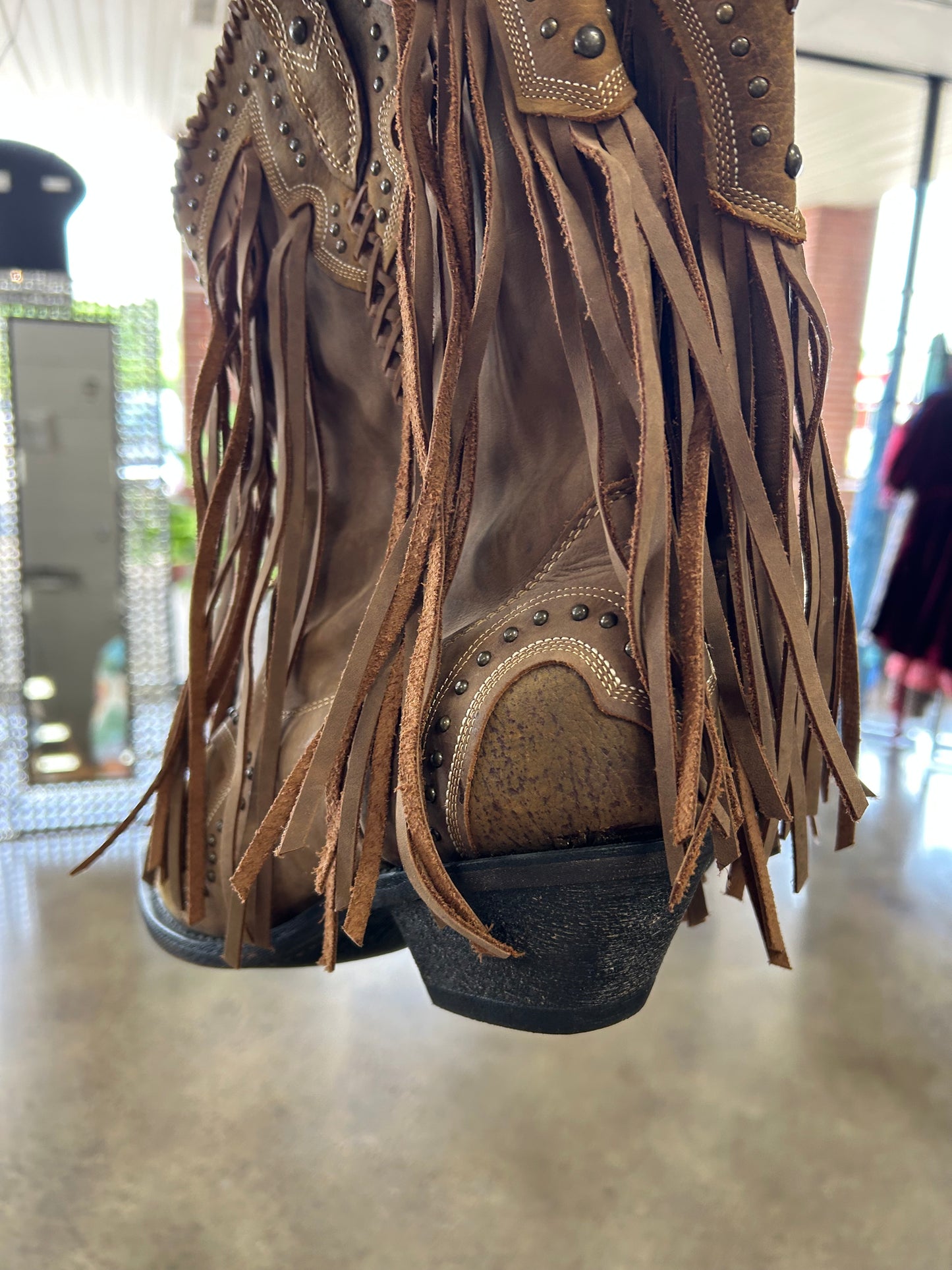 Boots Western By Clothes Mentor In Brown, Size:11