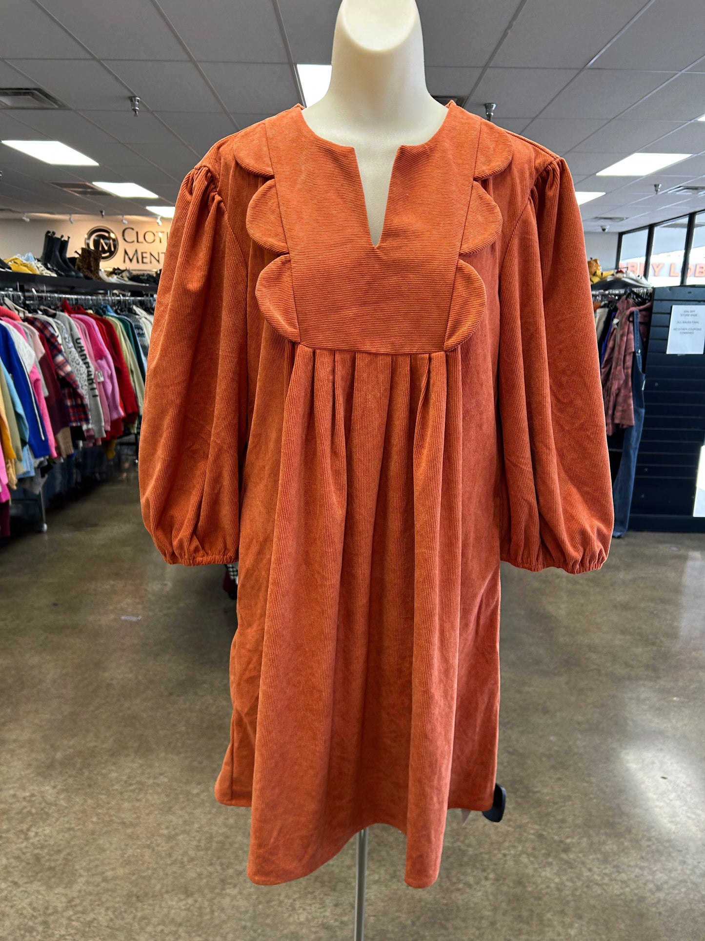 Dress Casual Short By Clothes Mentor In Orange, Size:M