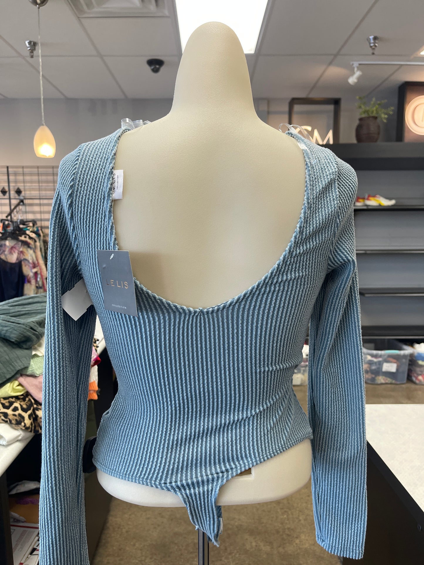 Bodysuit By Le Lis In Blue, Size:Xs