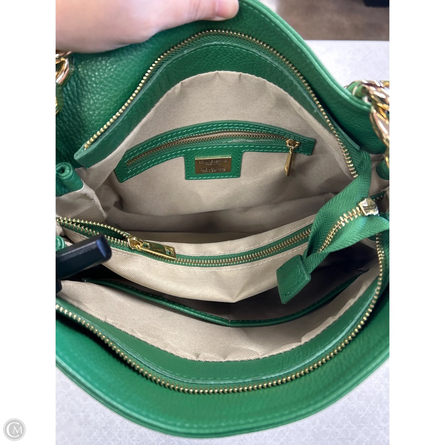 Crossbody Leather By Clothes Mentor, Size: Medium
