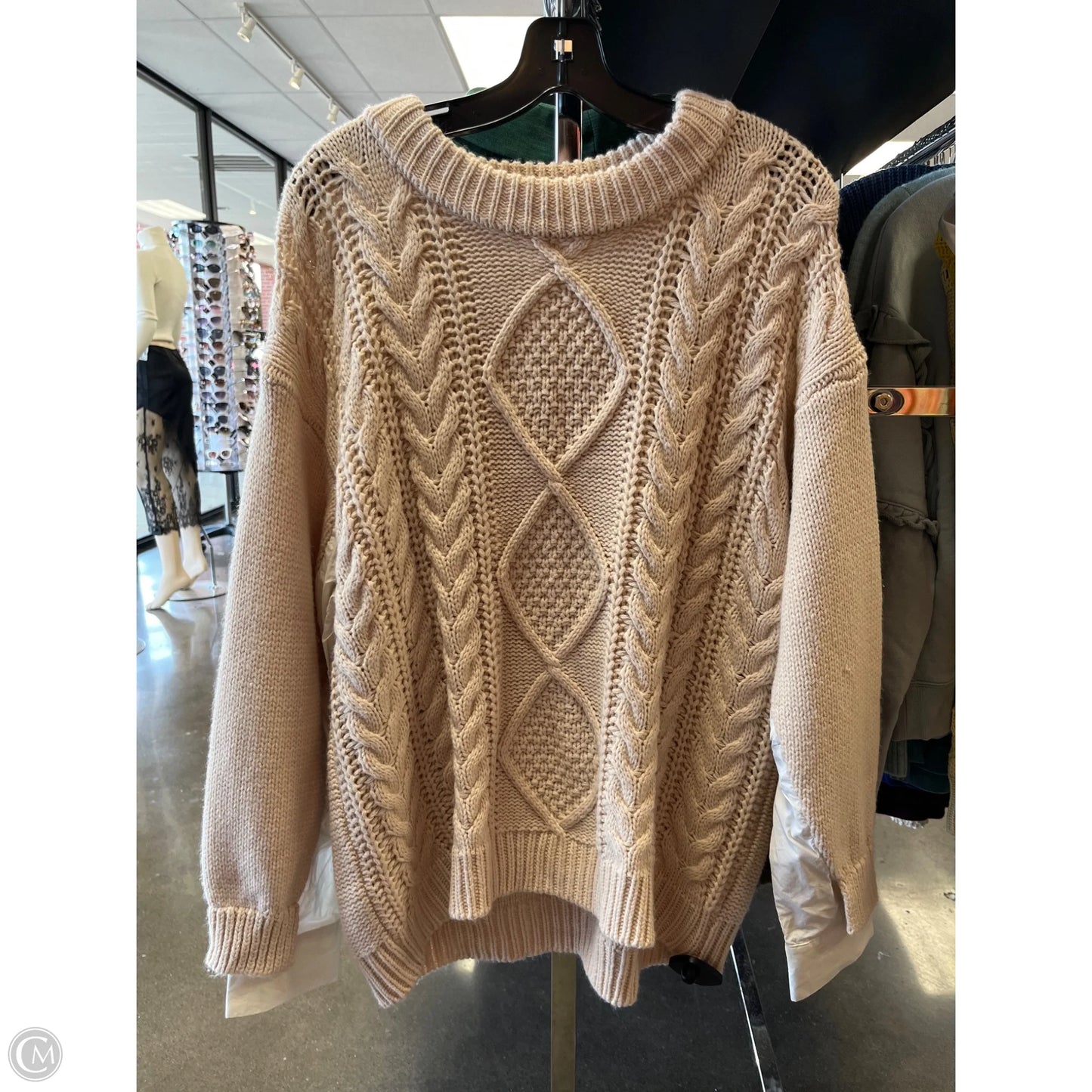 Sweater By Promesa In Tan, Size: S