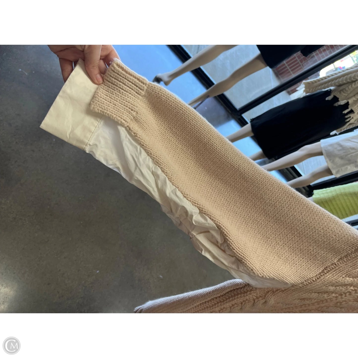 Sweater By Promesa In Tan, Size: S