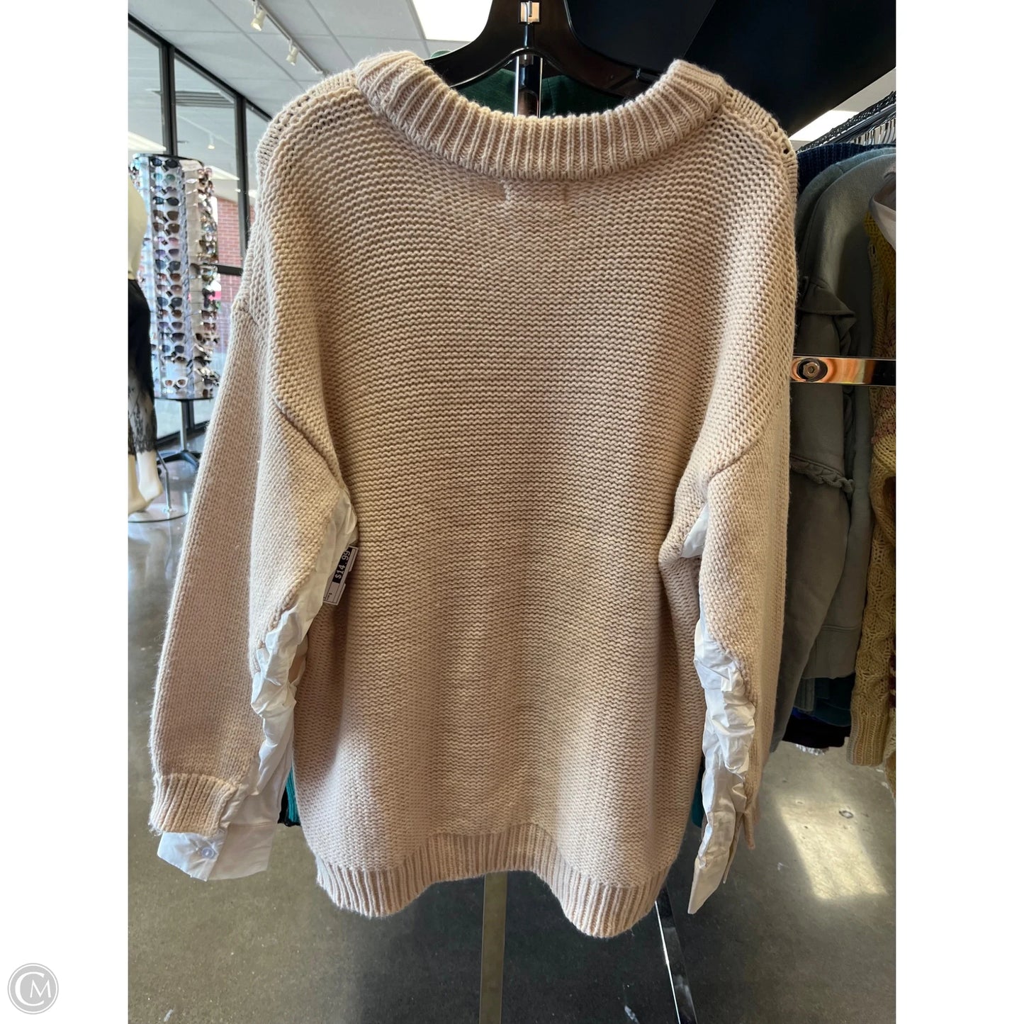 Sweater By Promesa In Tan, Size: S