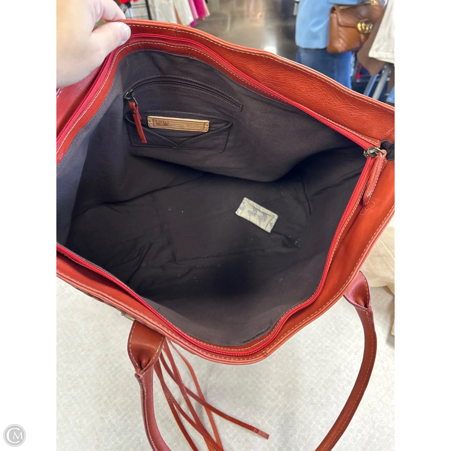 Tote Designer By Frye, Size: Large