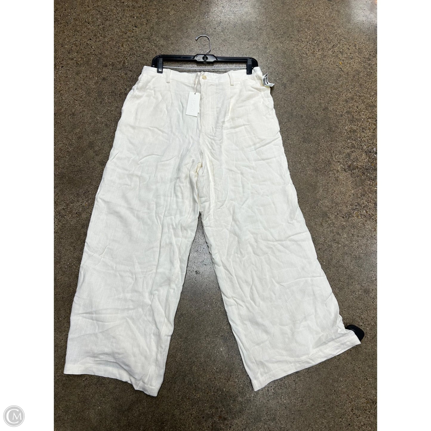 Pants Wide Leg By Z Supply In Cream, Size: L