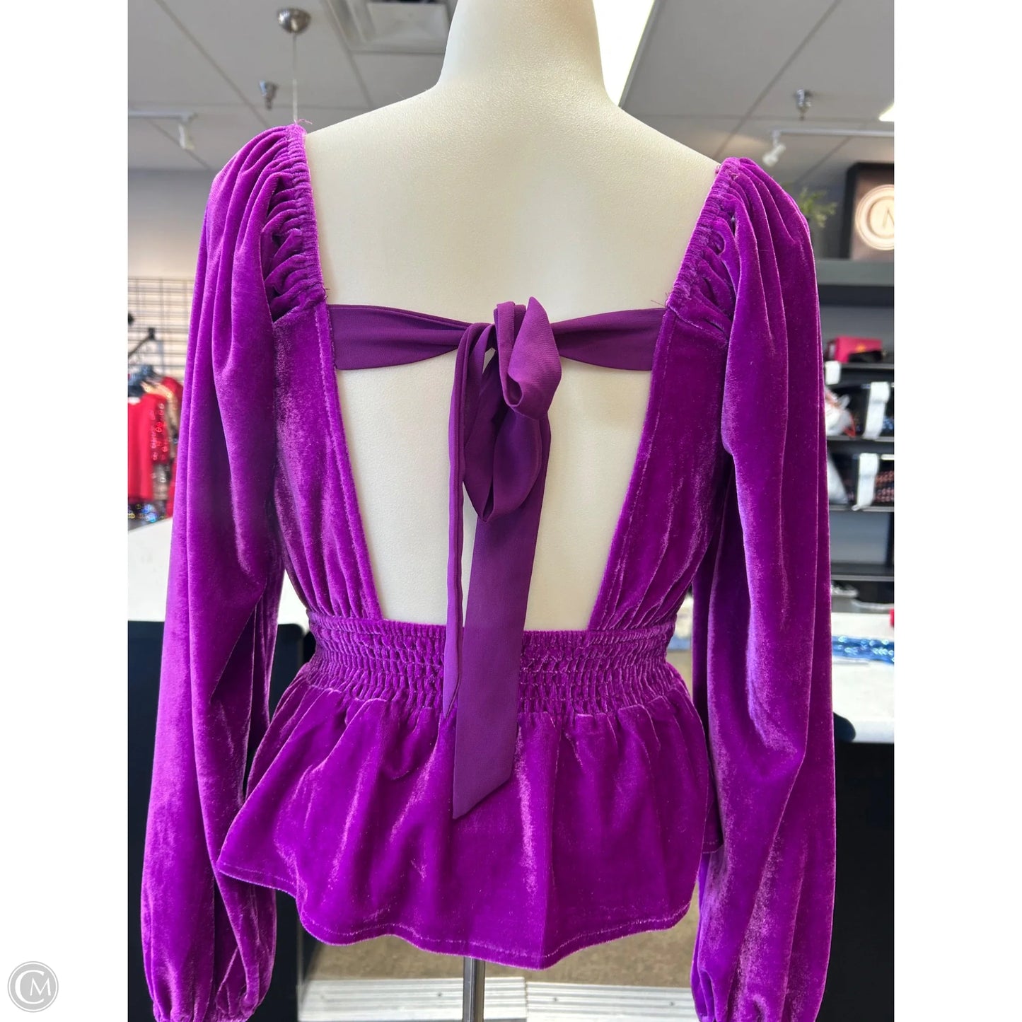Top Long Sleeve By Clothes Mentor In Purple, Size: Xs