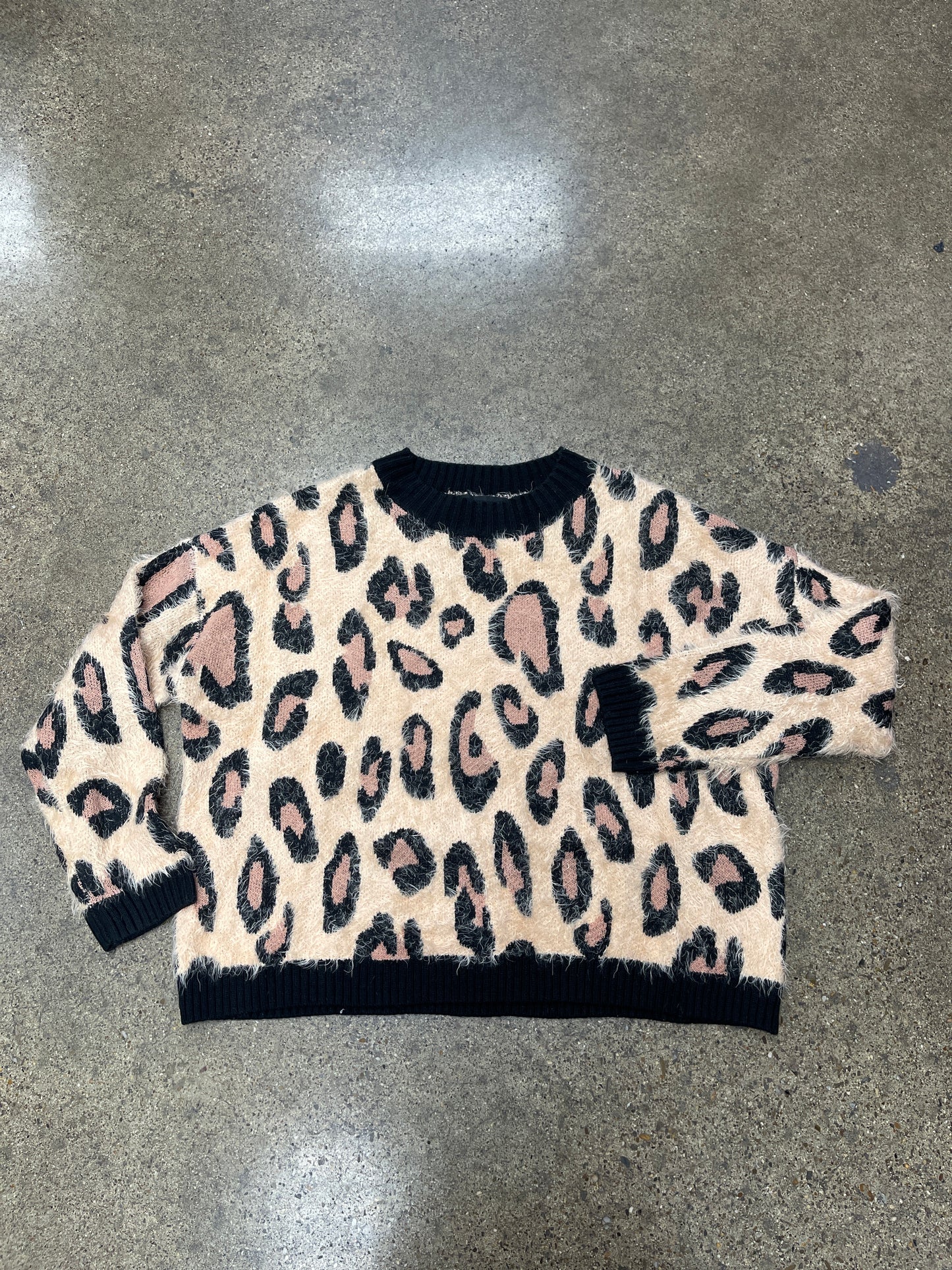 Sweater By Minkpink In Animal Print, Size: M