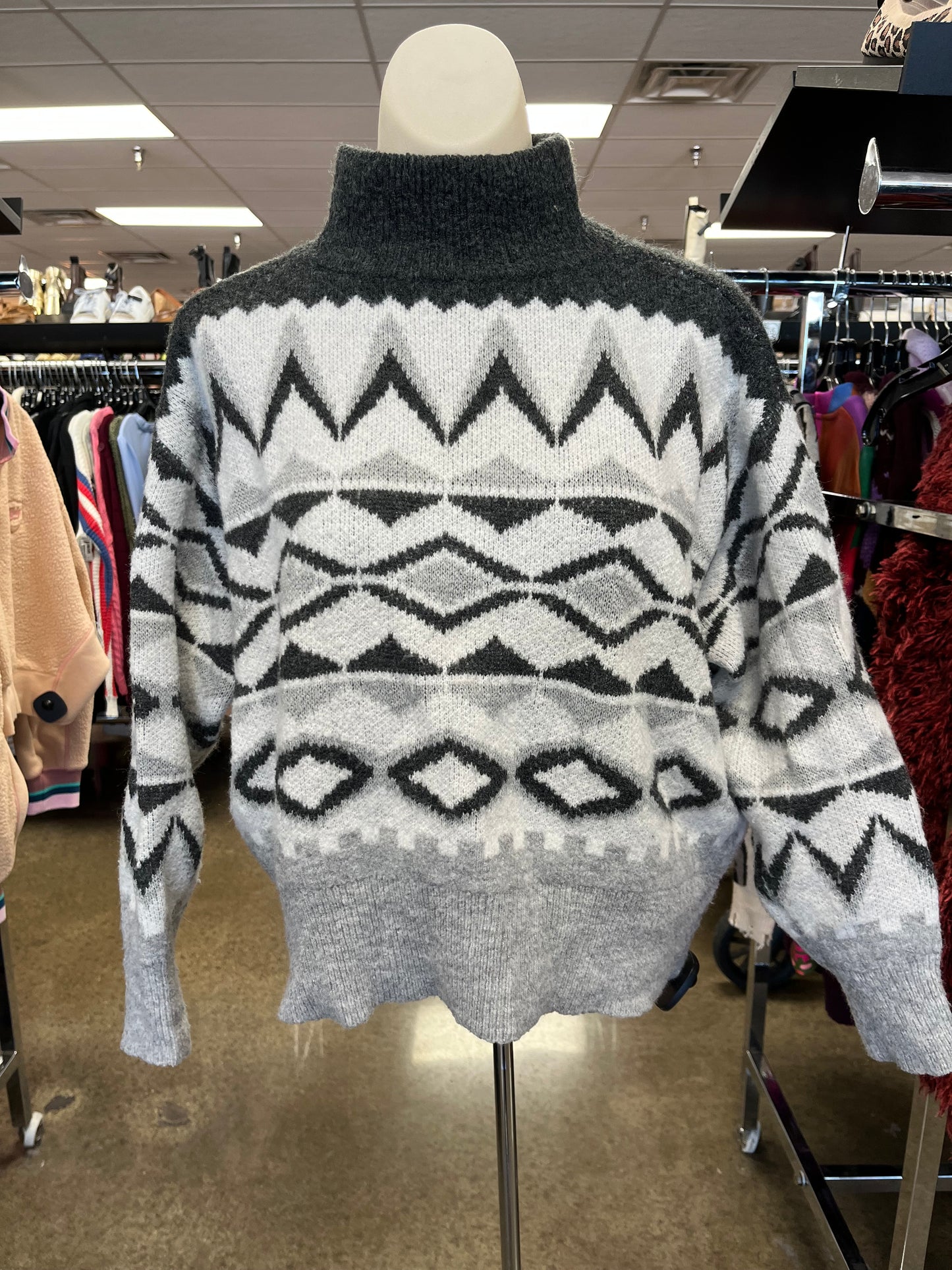Sweater By Ana In Grey, Size: Xs