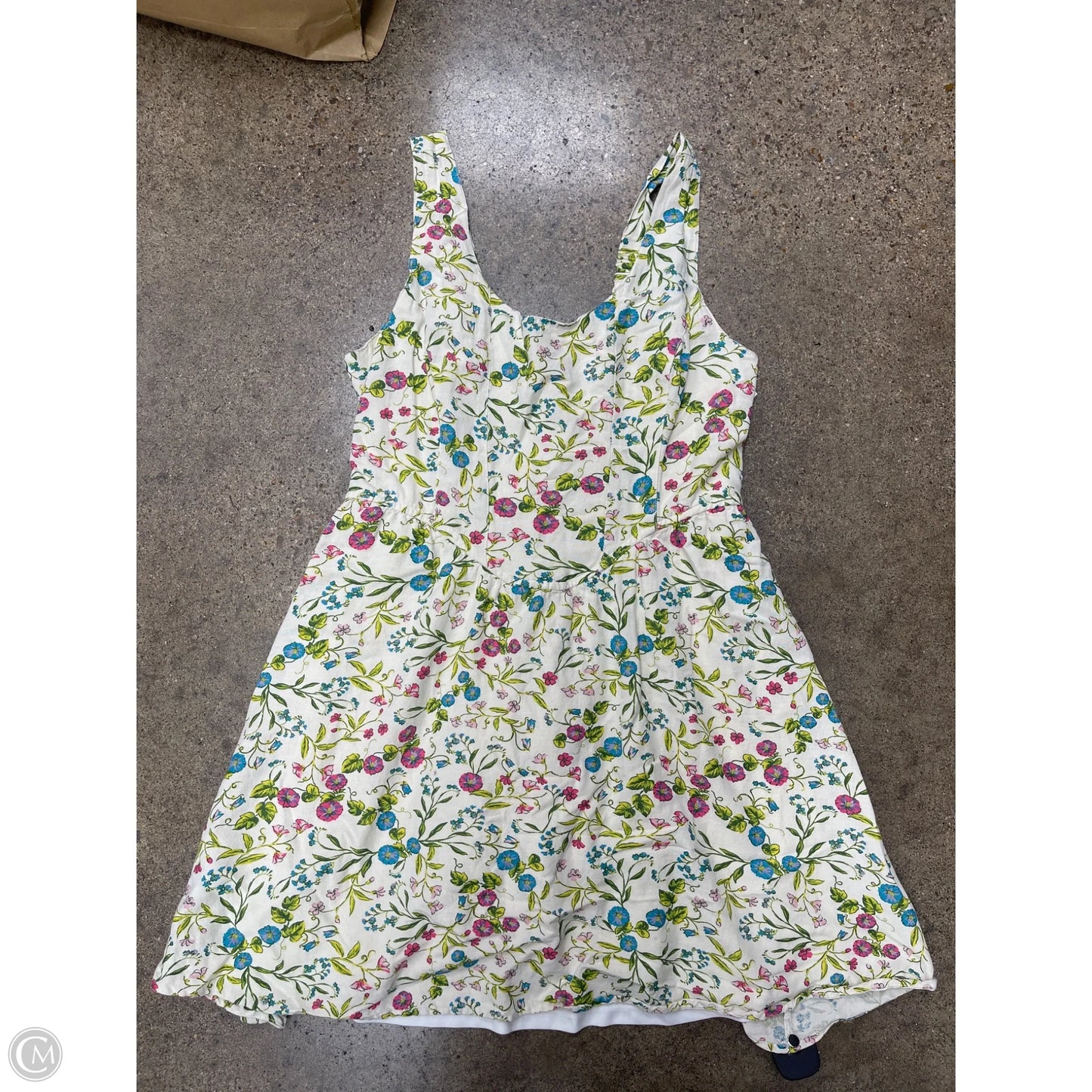 Dress Casual Short By Clothes Mentor In Floral Print, Size: Xl