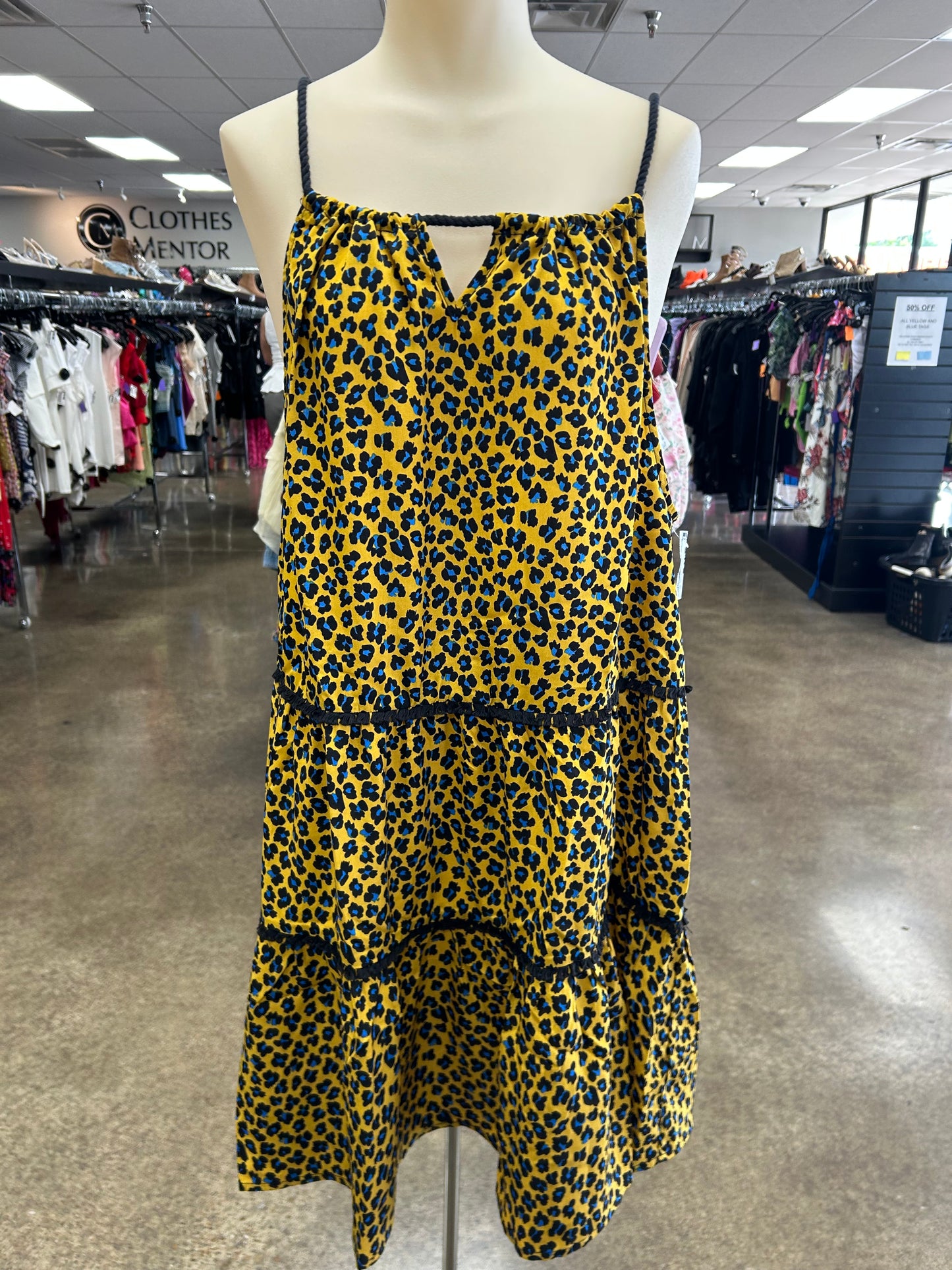 Dress Casual Short By Easel In Animal Print, Size:M