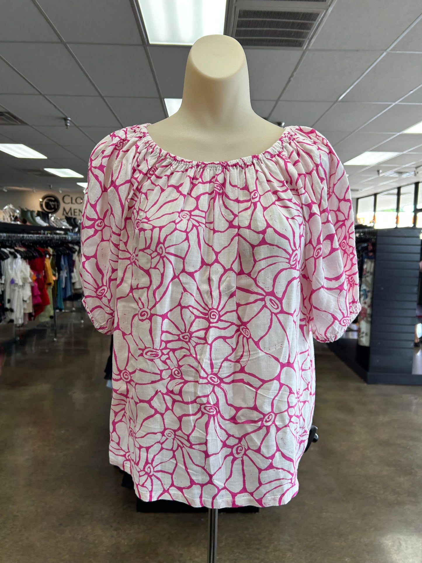 Top Ss By Sonoma In Pink & White, Size:Xs