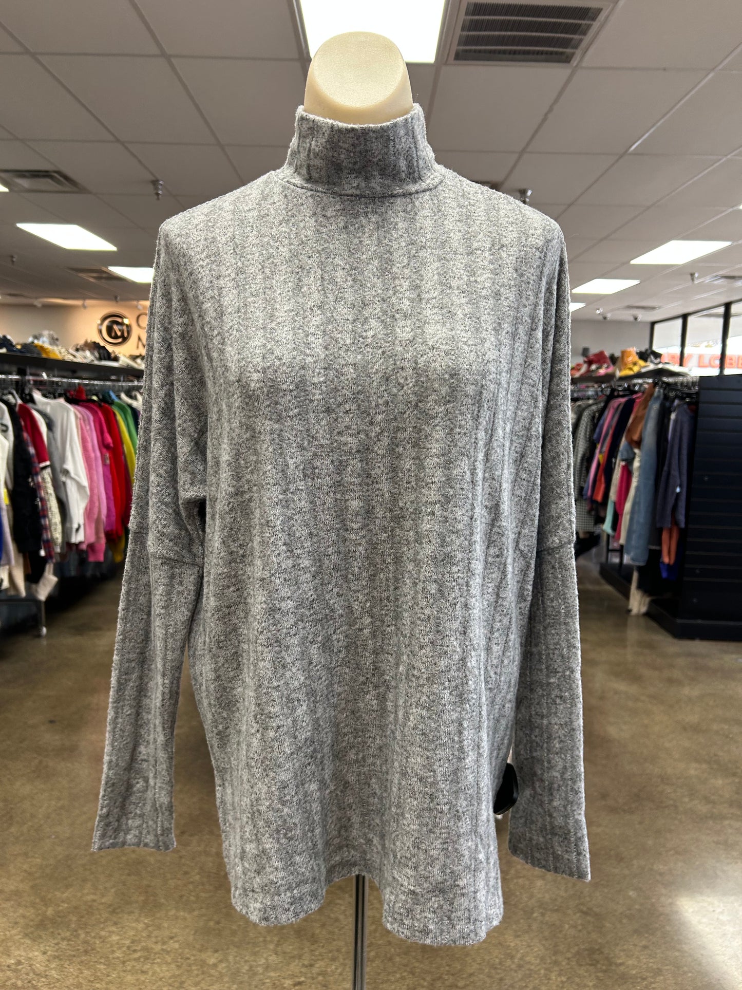 Top Ls By Eri + Ali In Grey, Size:Xs