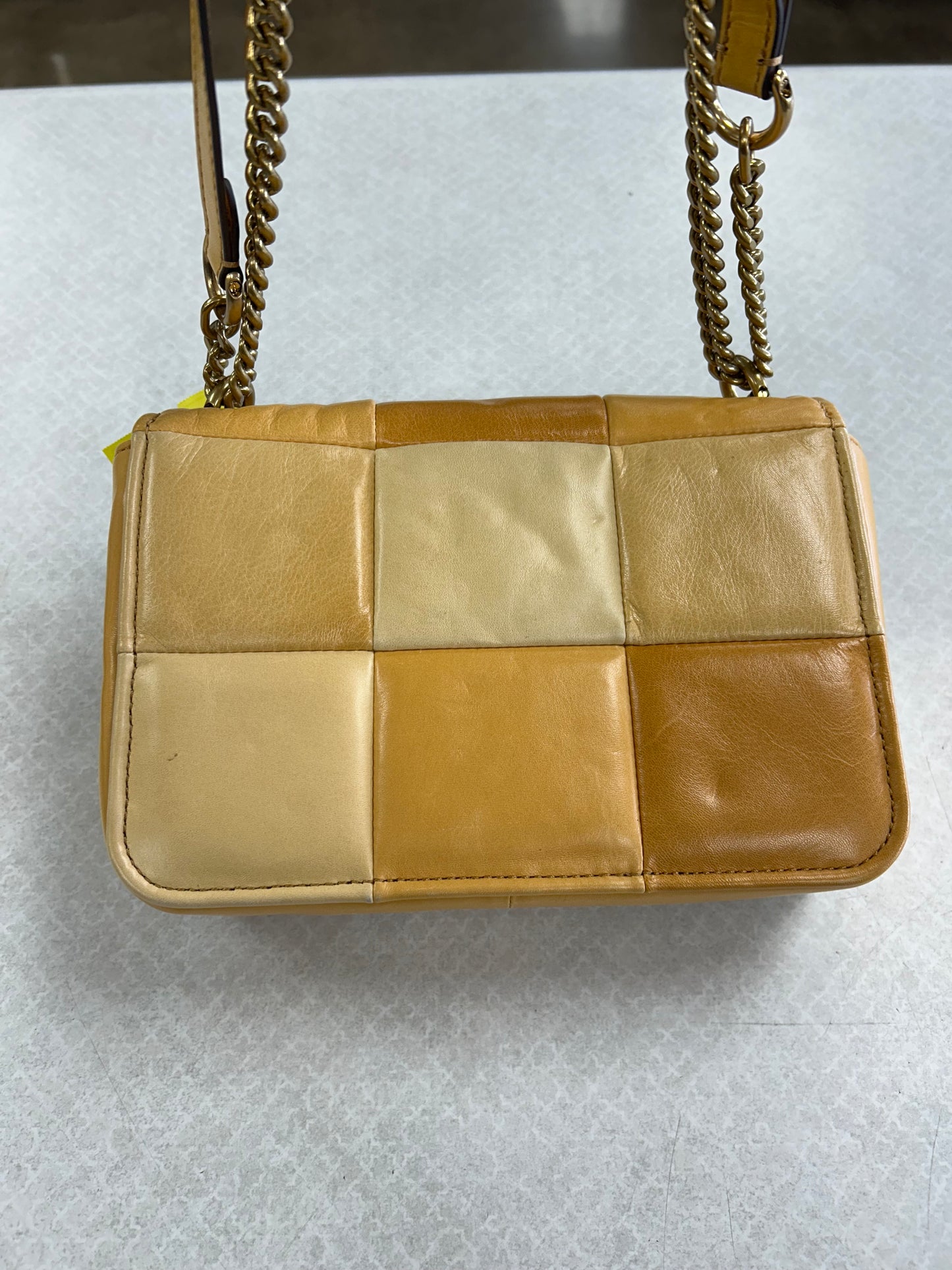 Crossbody Designer By Tory Burch In Yellow, Size:Small