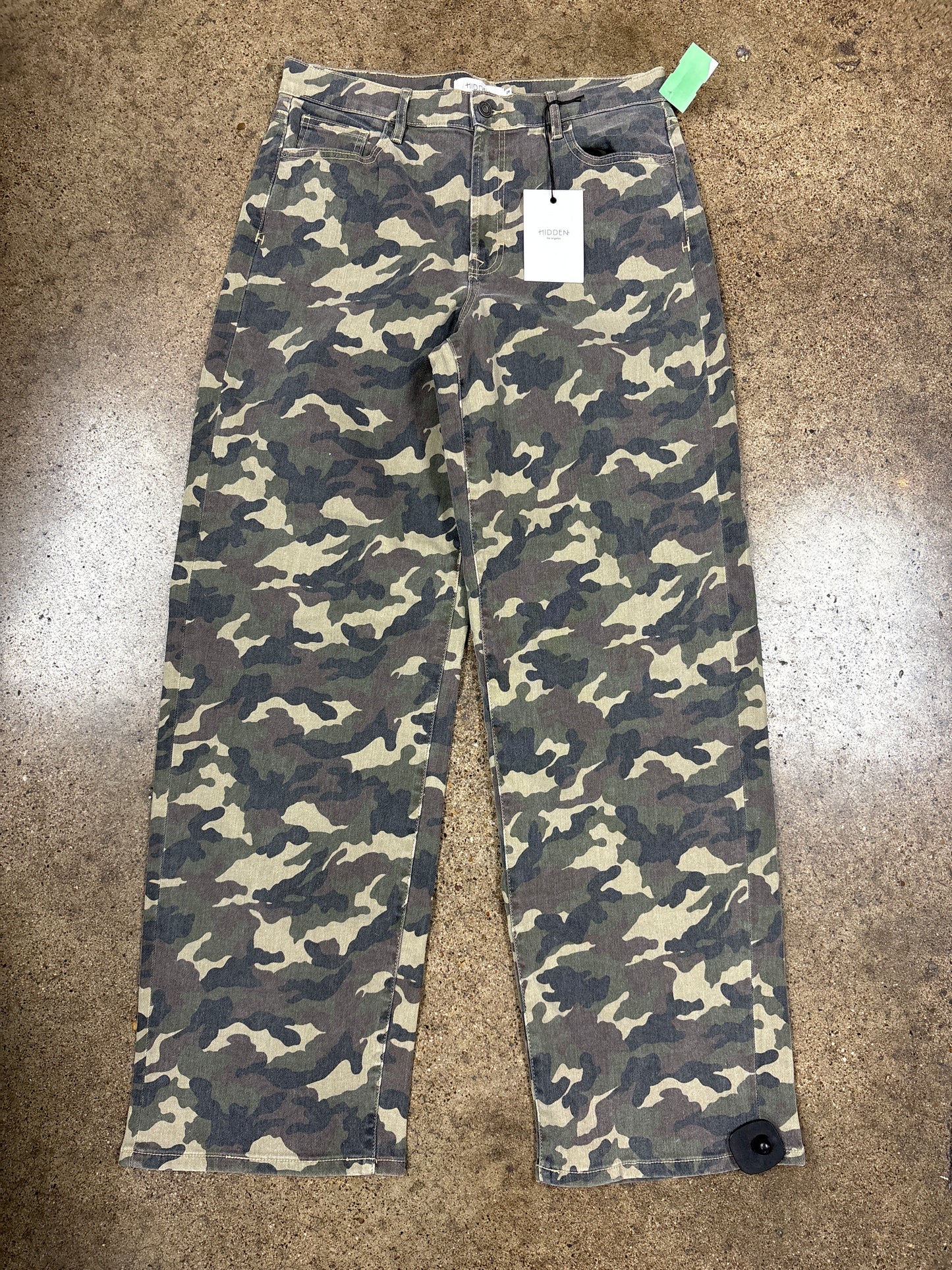 Jeans Wide Leg By Hidden In Camouflage Print, Size:6