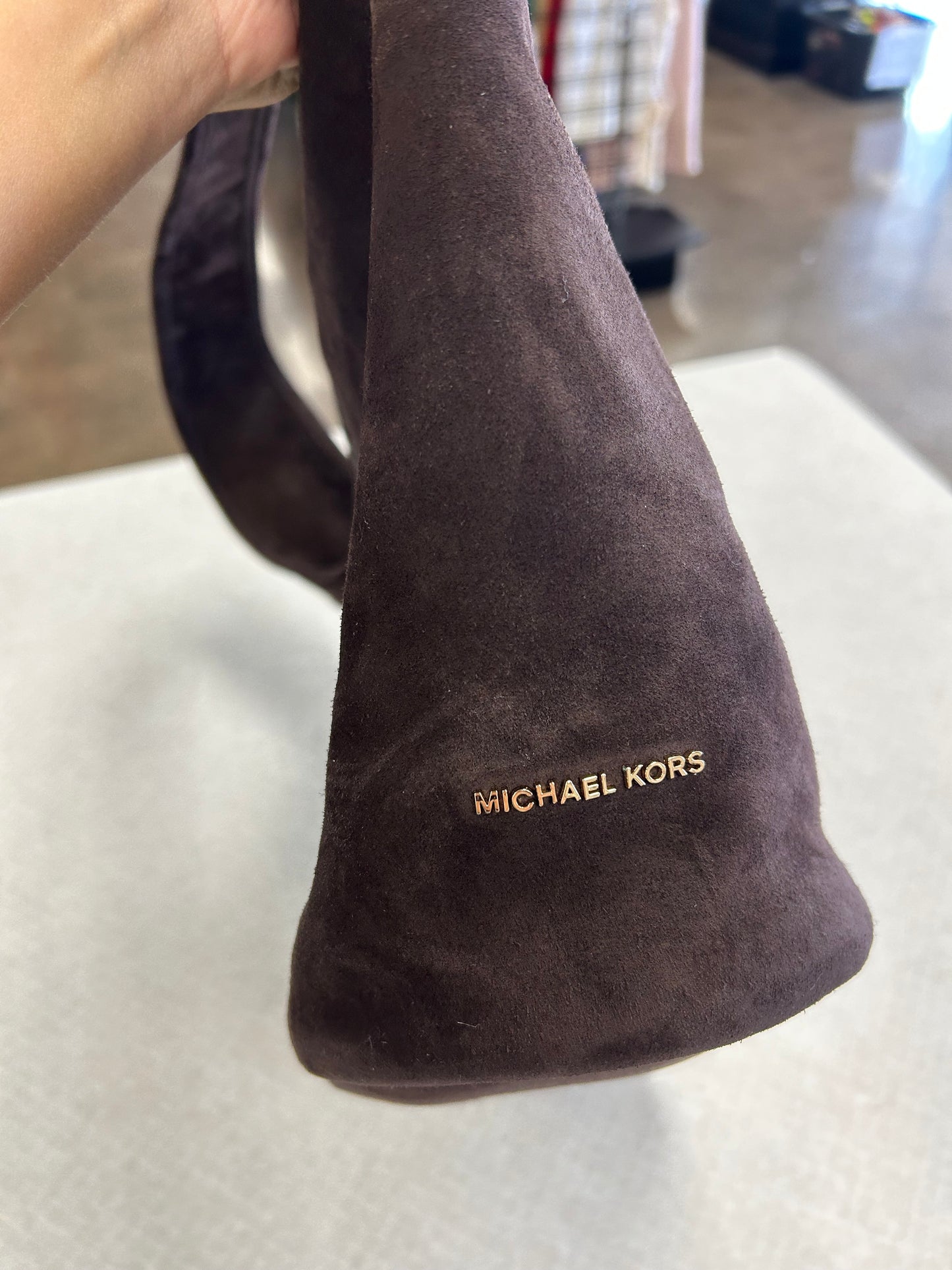 Handbag Designer By Michael Kors In Brown, Size:Medium
