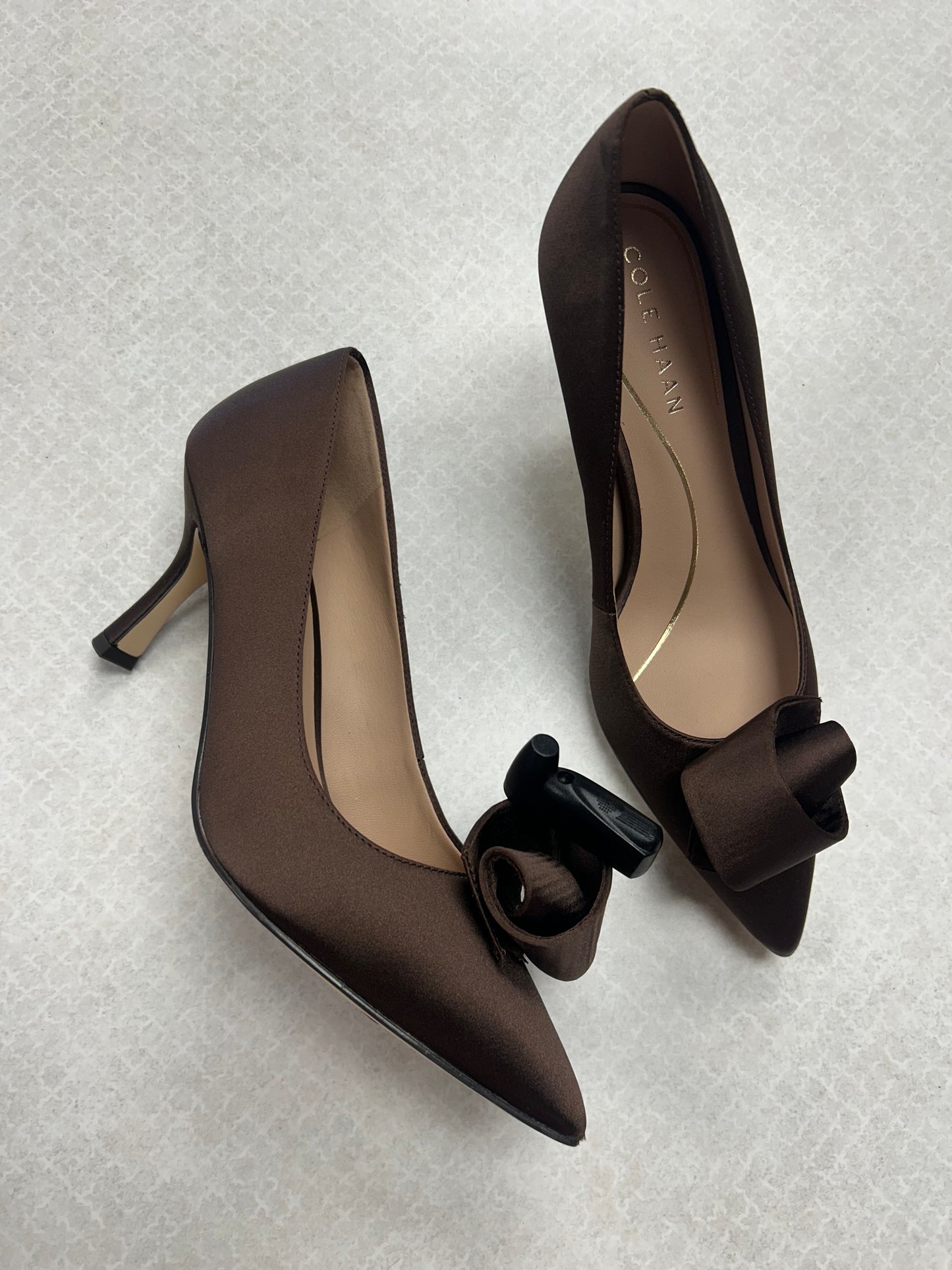 Shoes Heels Stiletto By Cole-Haan In Brown, Size:5.5