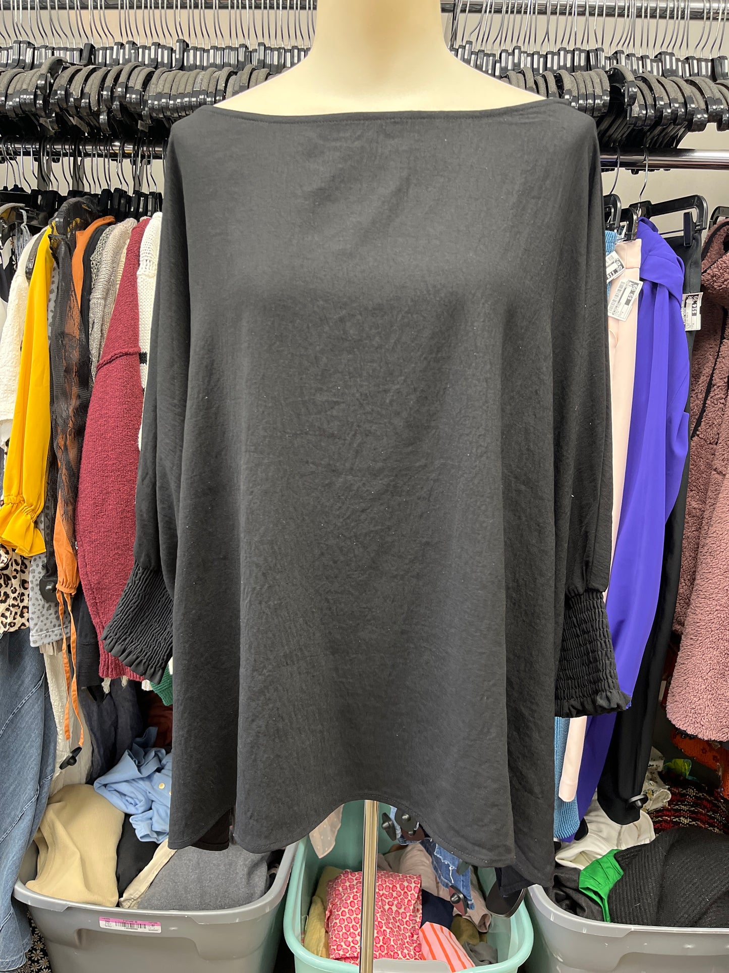 Top Ss By Oddi In Black, Size:S