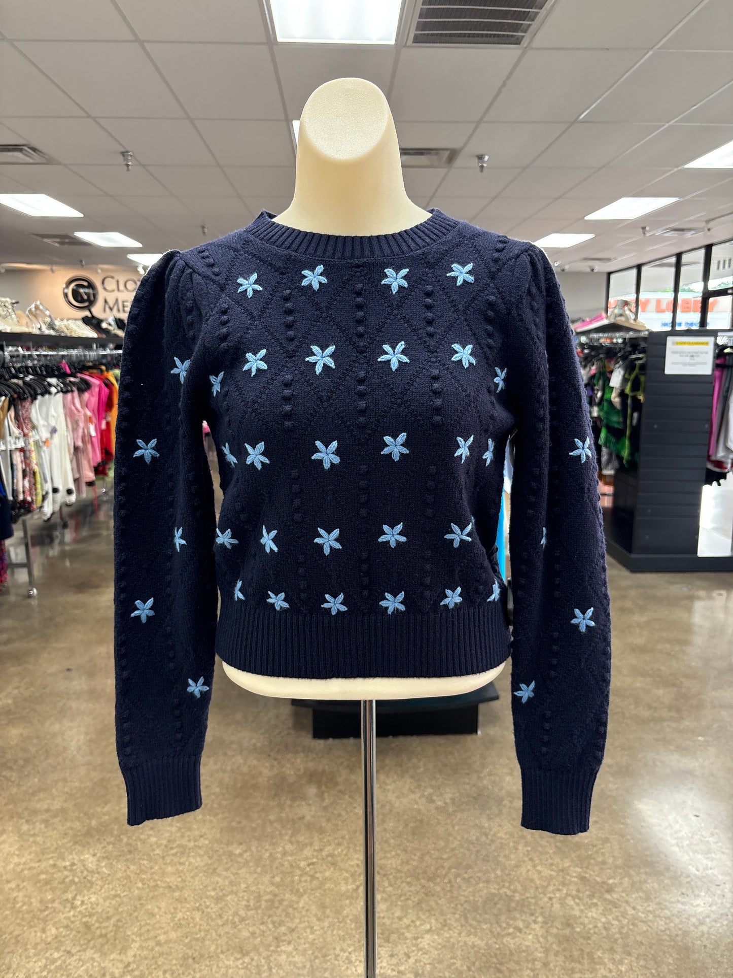 SWEATER by ENGLISH FACTORY In BLUE, Size: XS