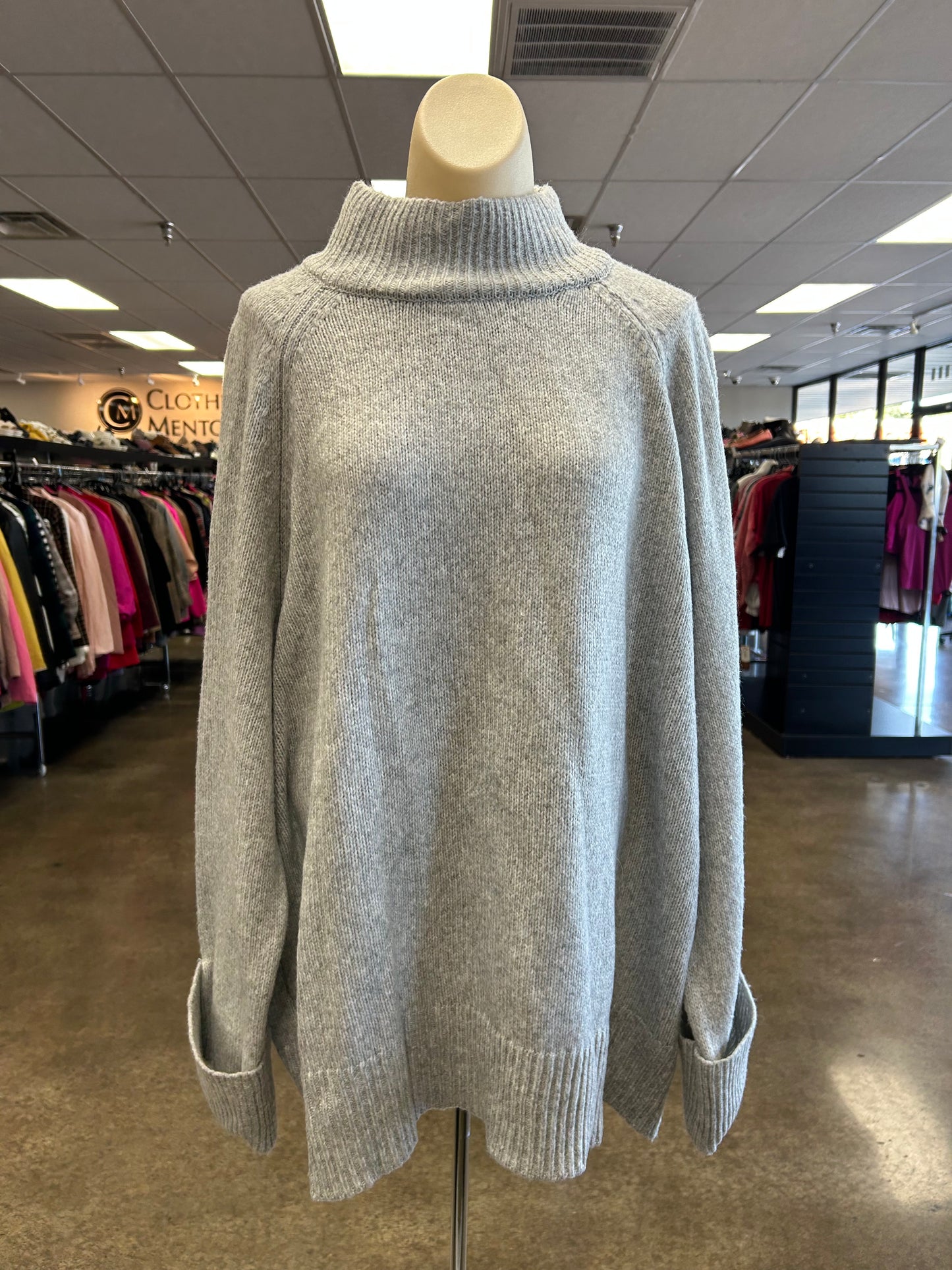 Sweater By And Now This In Grey, Size:2X