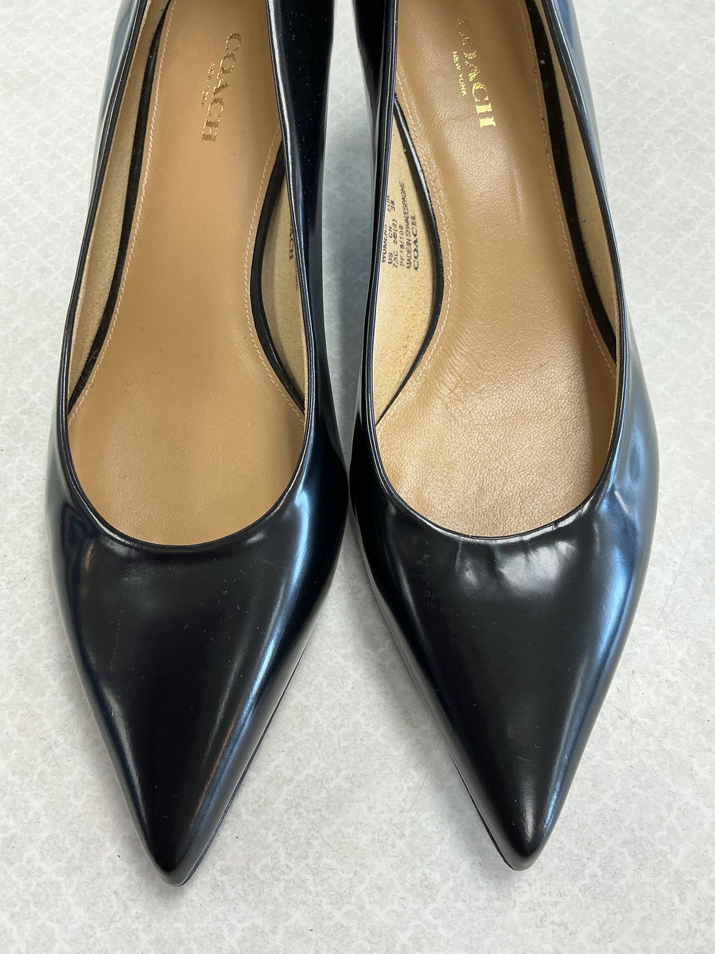 Shoes Designer By Coach In Black, Size:7.5