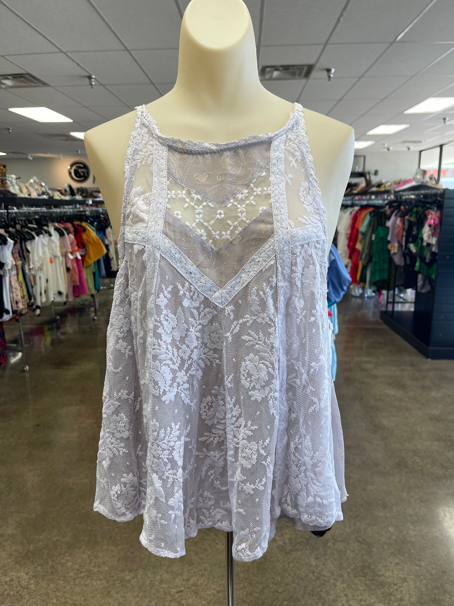 Top Sleeveless By Free People In Purple, Size:S