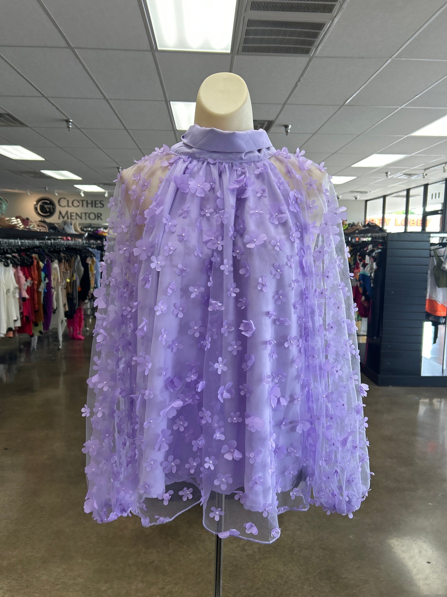 Top Ls By Entro In Purple, Size:M