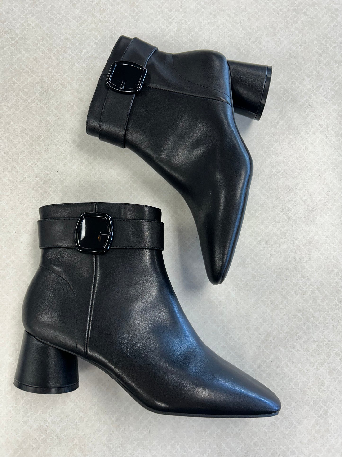 BOOTS ANKLE HEELS by ALEX MARIE In BLACK, Size: 9.5