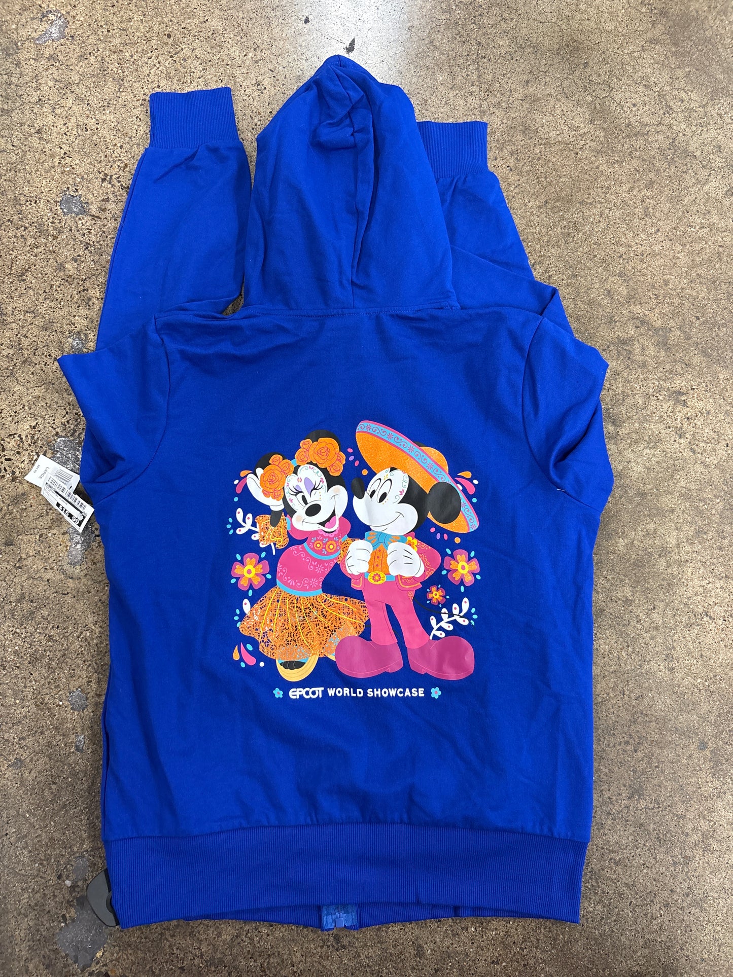 Sweatshirt Hoodie By Disney In Blue, Size:L