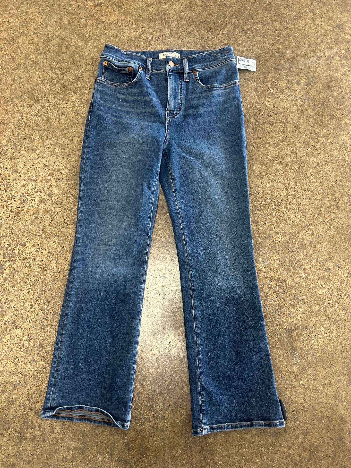 Jeans Boot Cut By Madewell In Blue Denim, Size:6
