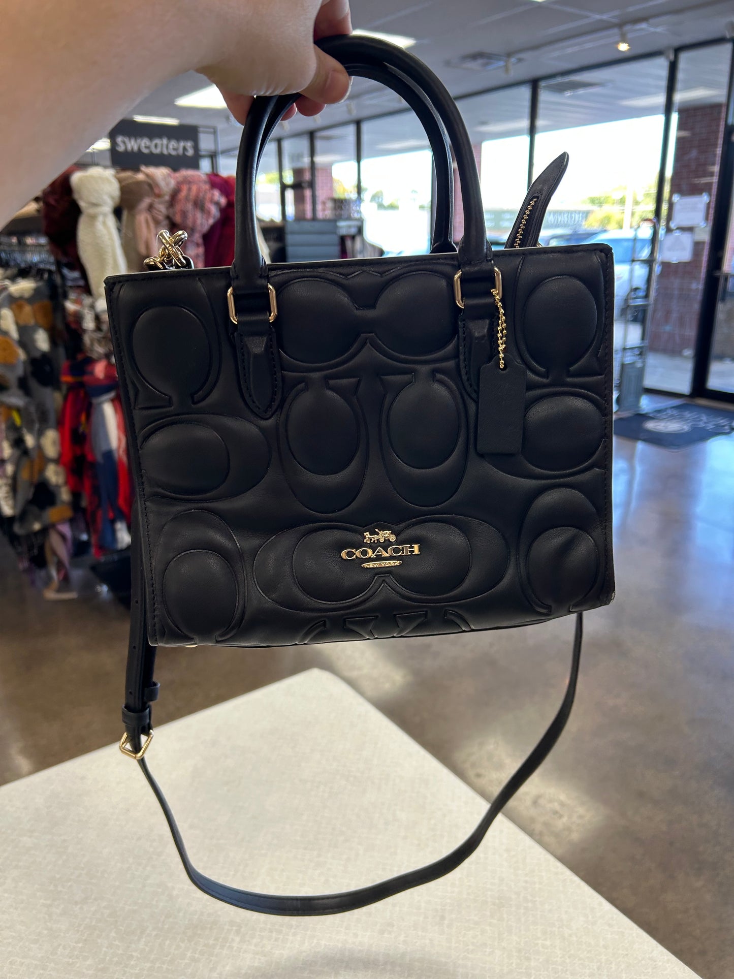Crossbody Designer By Coach In Black, Size:Small