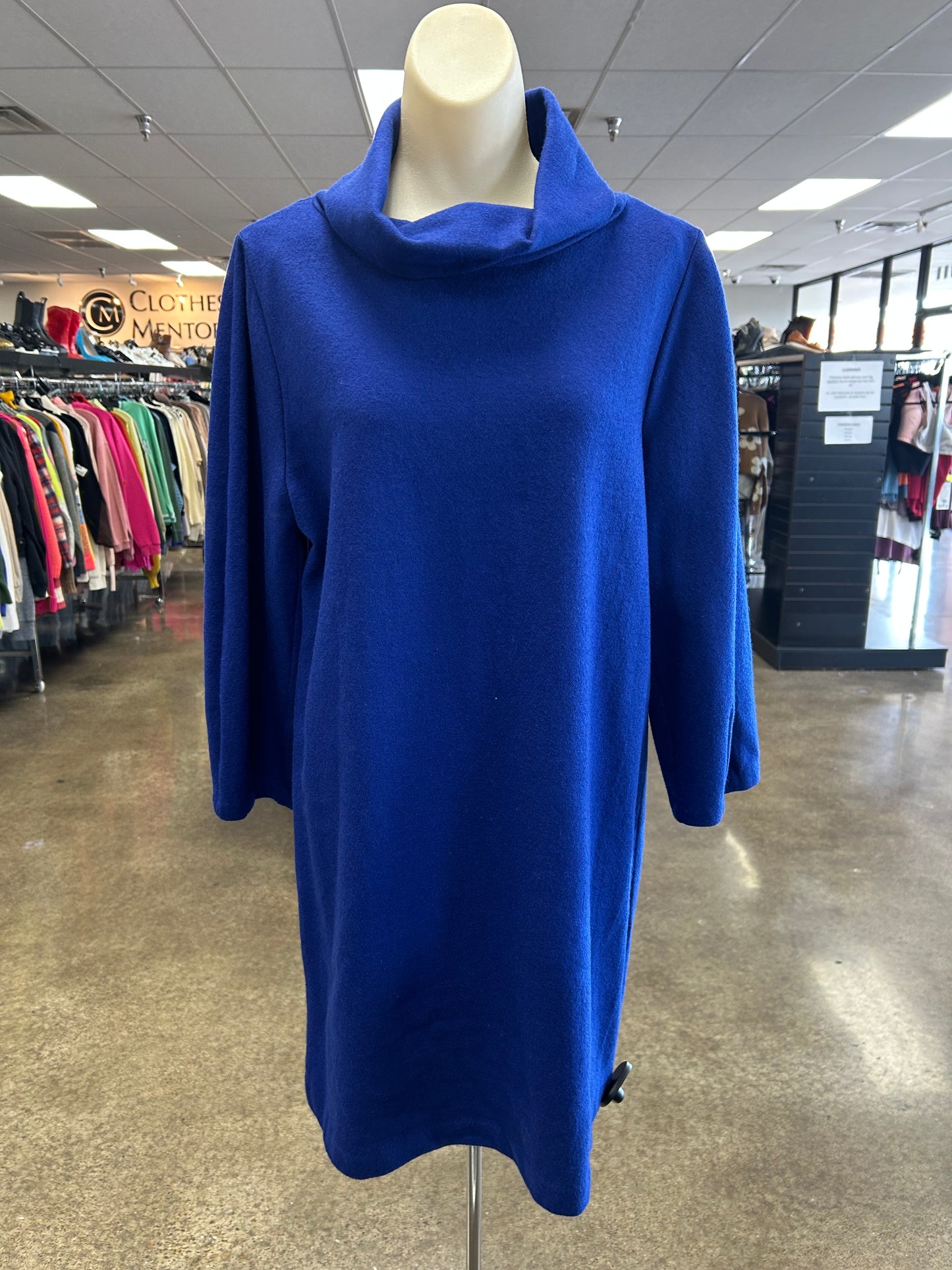 Dress Sweater By Cos In Blue, Size:S