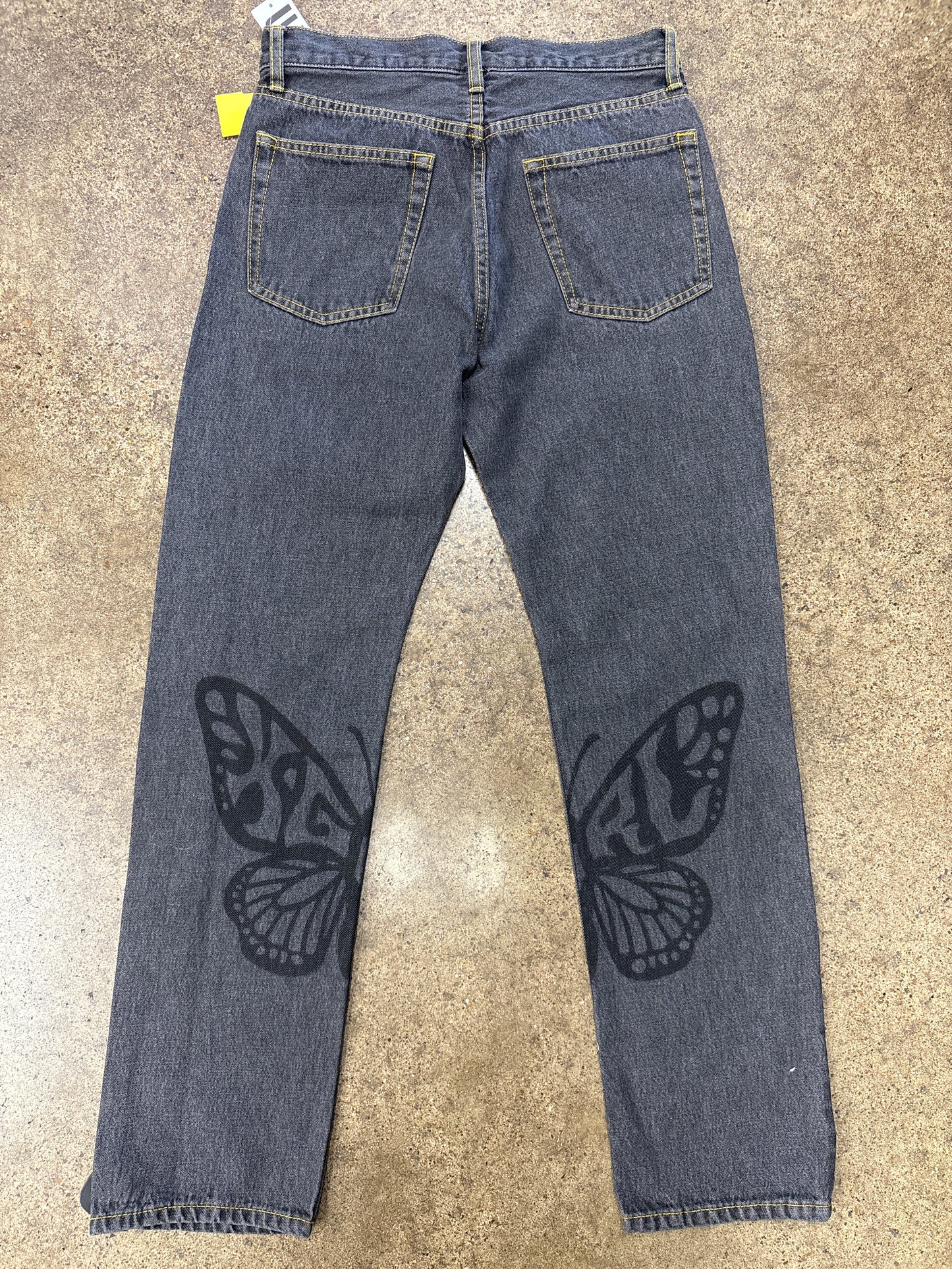 Jeans Straight By Urban Outfitters In Black, Size:M