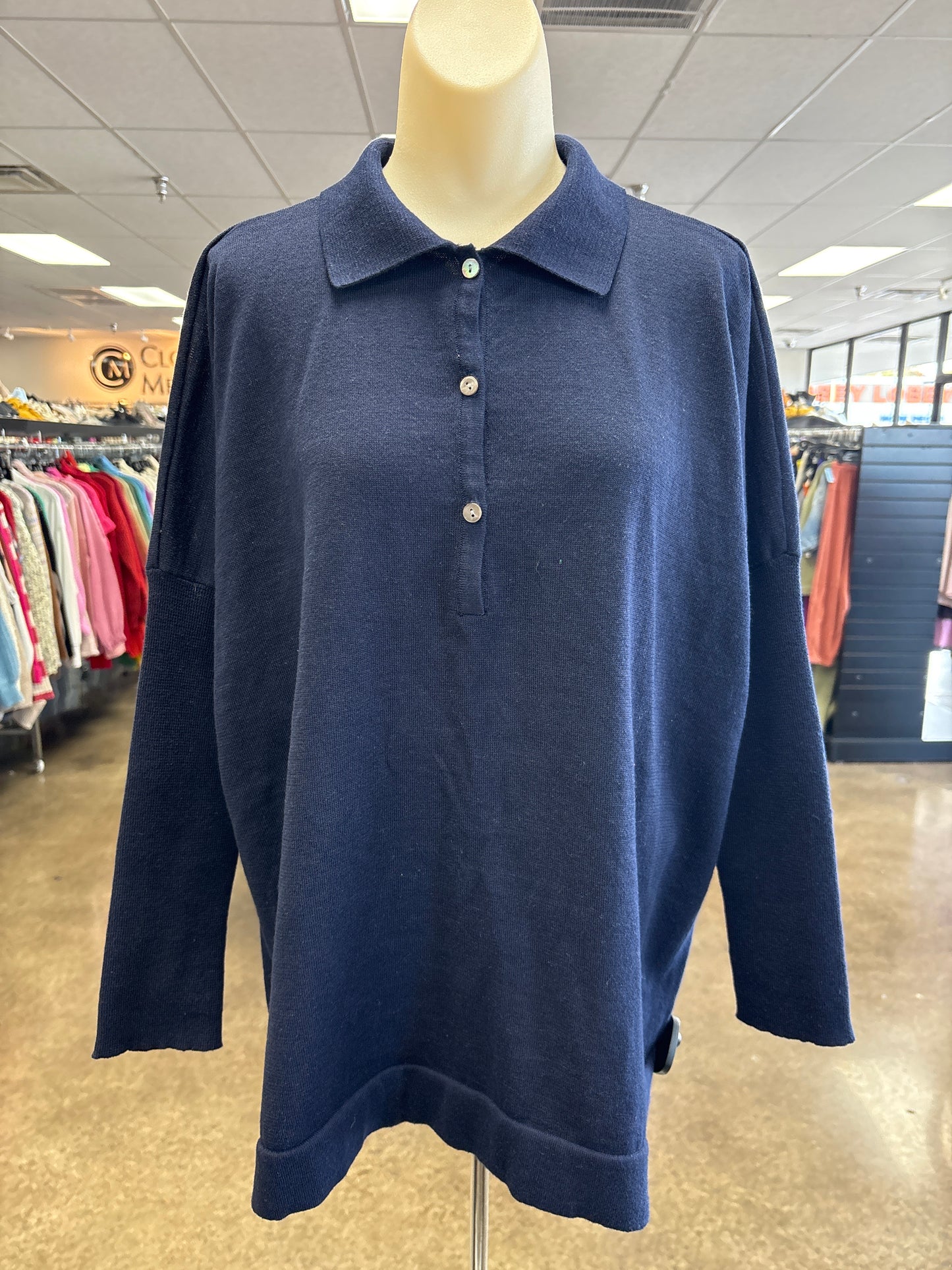Sweater By Tucker In Navy, Size:L
