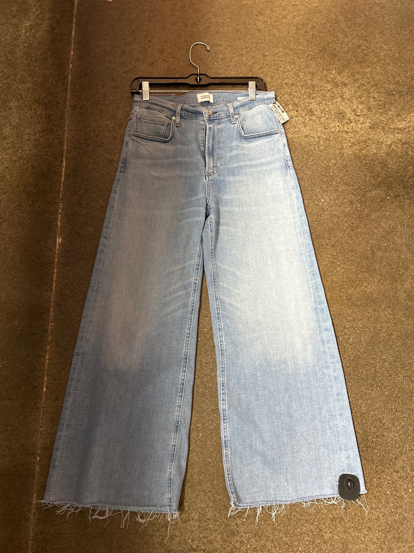 Jeans Wide Leg By Citizens Of Humanity In Blue Denim, Size:4