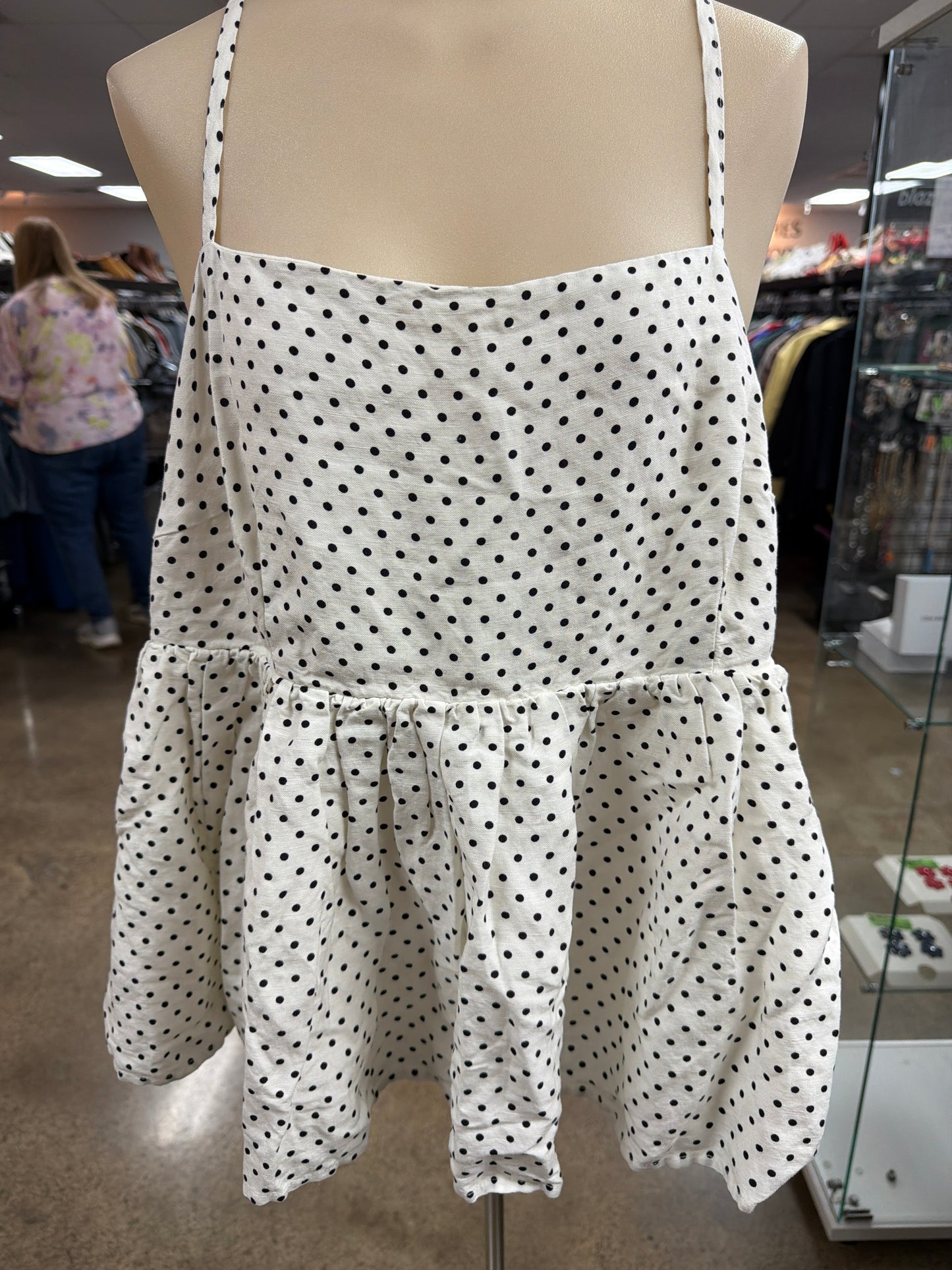 Top Sleeveless By Target-Designer In Polkadot Pattern, Size:Xl