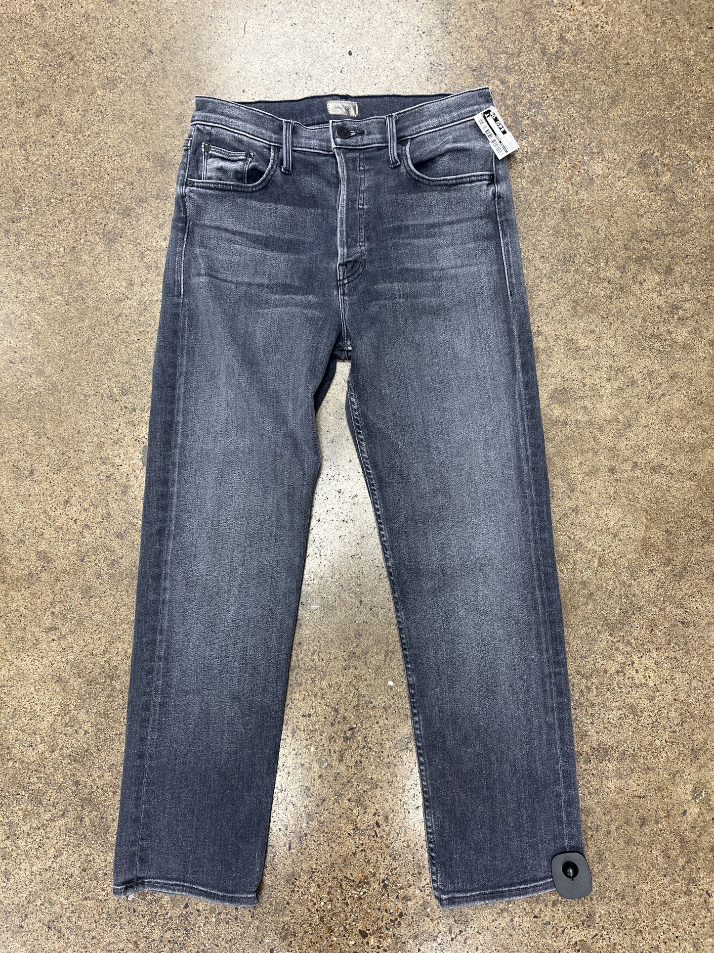 Jeans Straight By Mother Jeans In Grey, Size:6