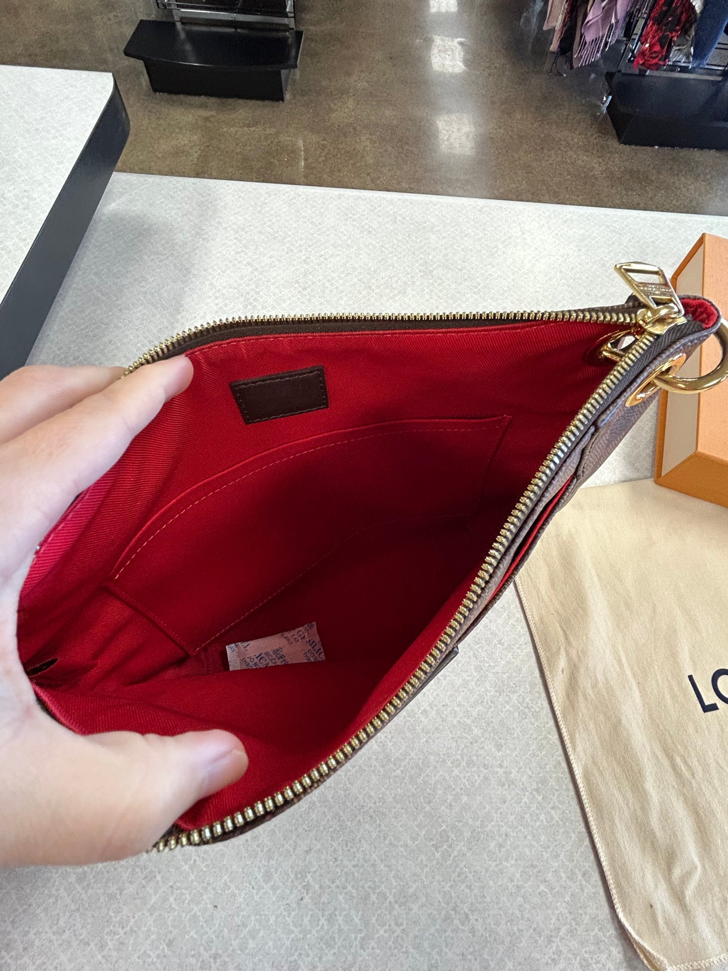 Crossbody Luxury Designer By Louis Vuitton In Brown, Size:Medium