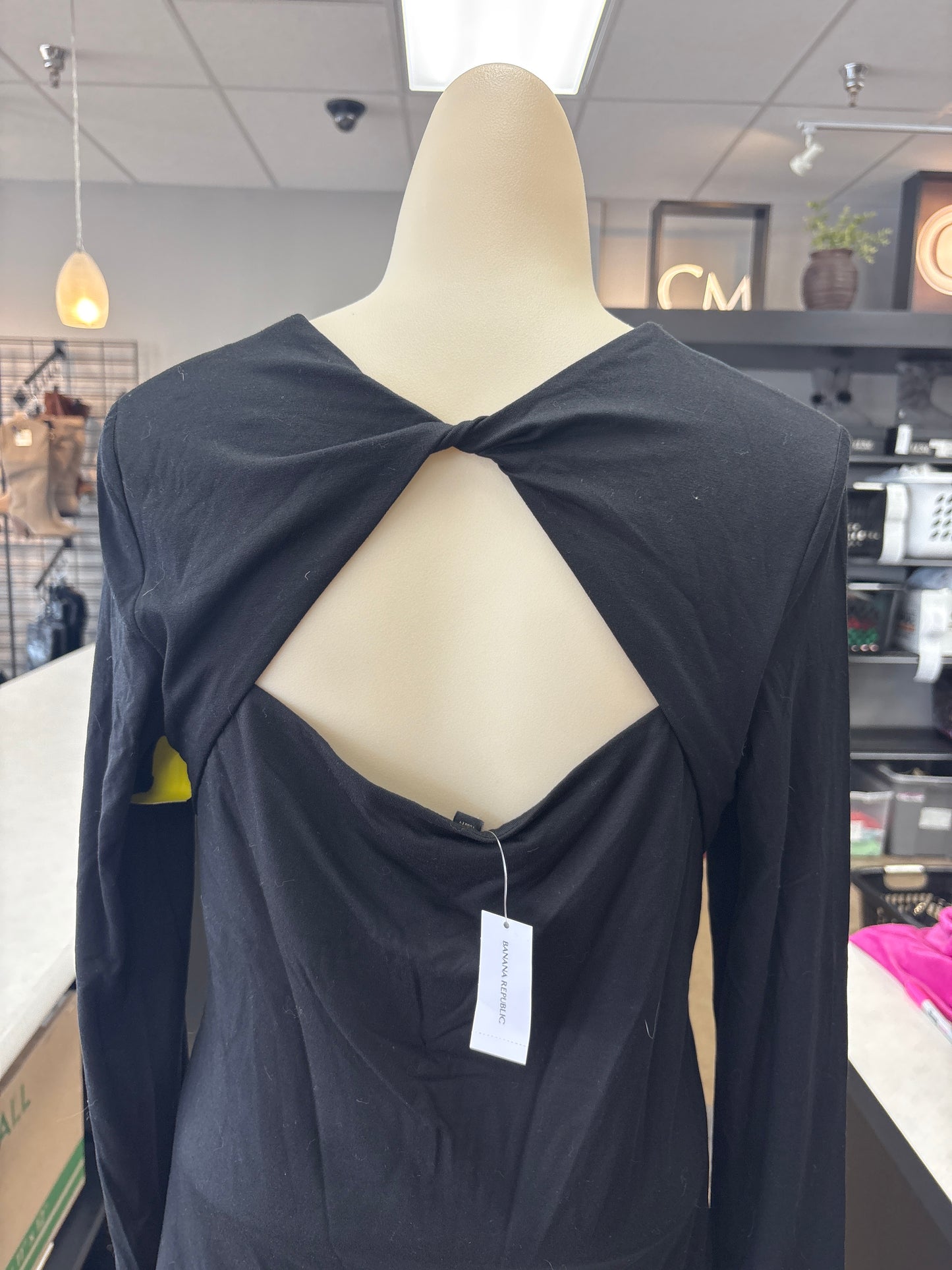 Top Ls By Banana Republic In Black, Size:M