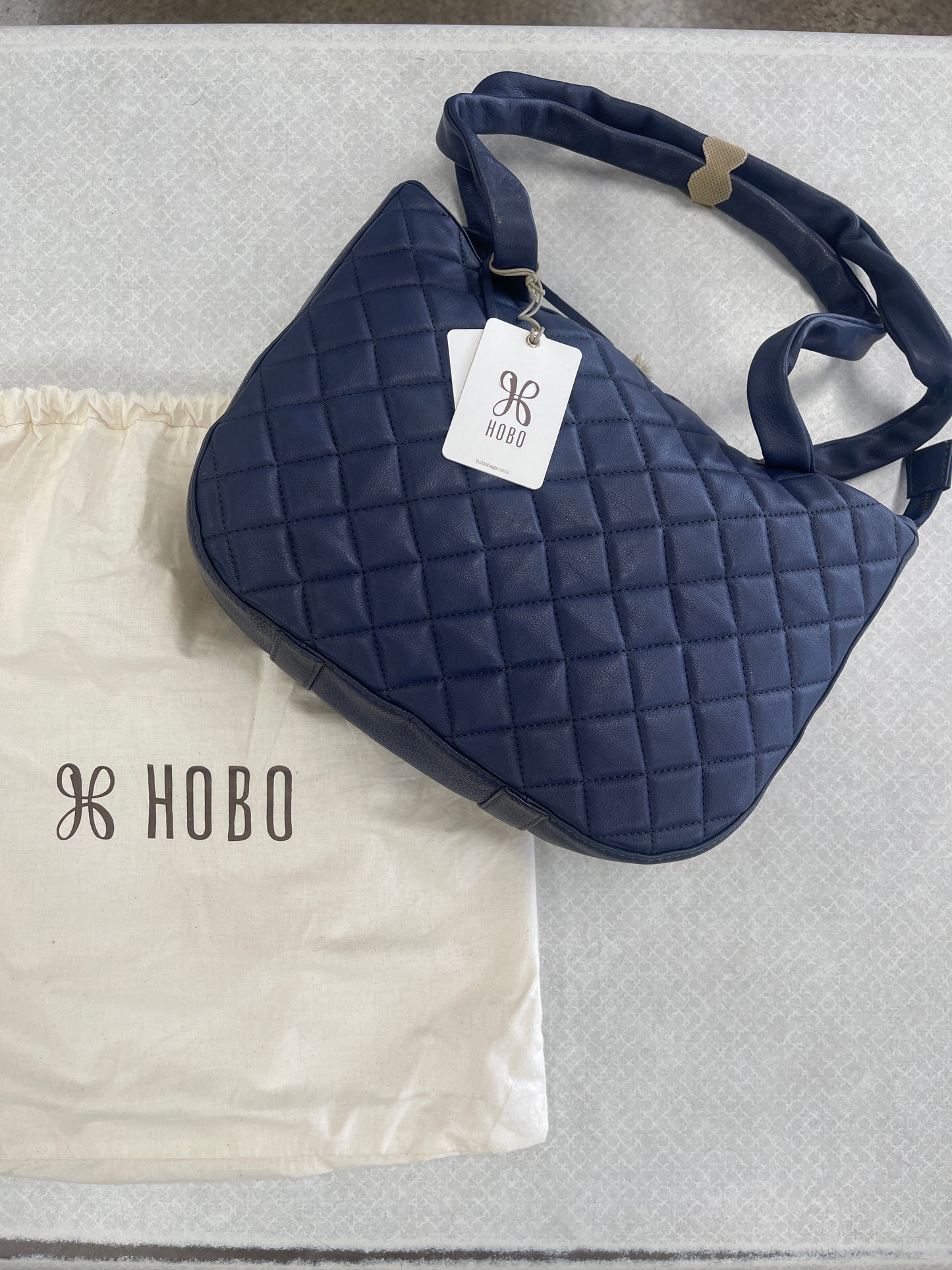Handbag By Hobo Intl In Blue, Size:Medium