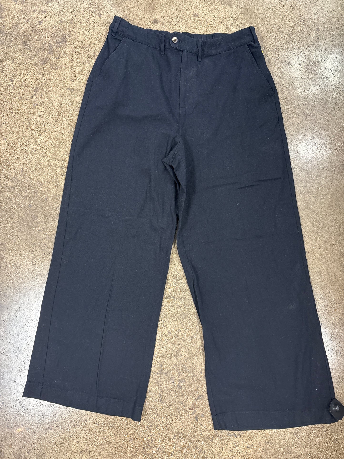 Pants Wide Leg By Thread And Supply In Black, Size:L