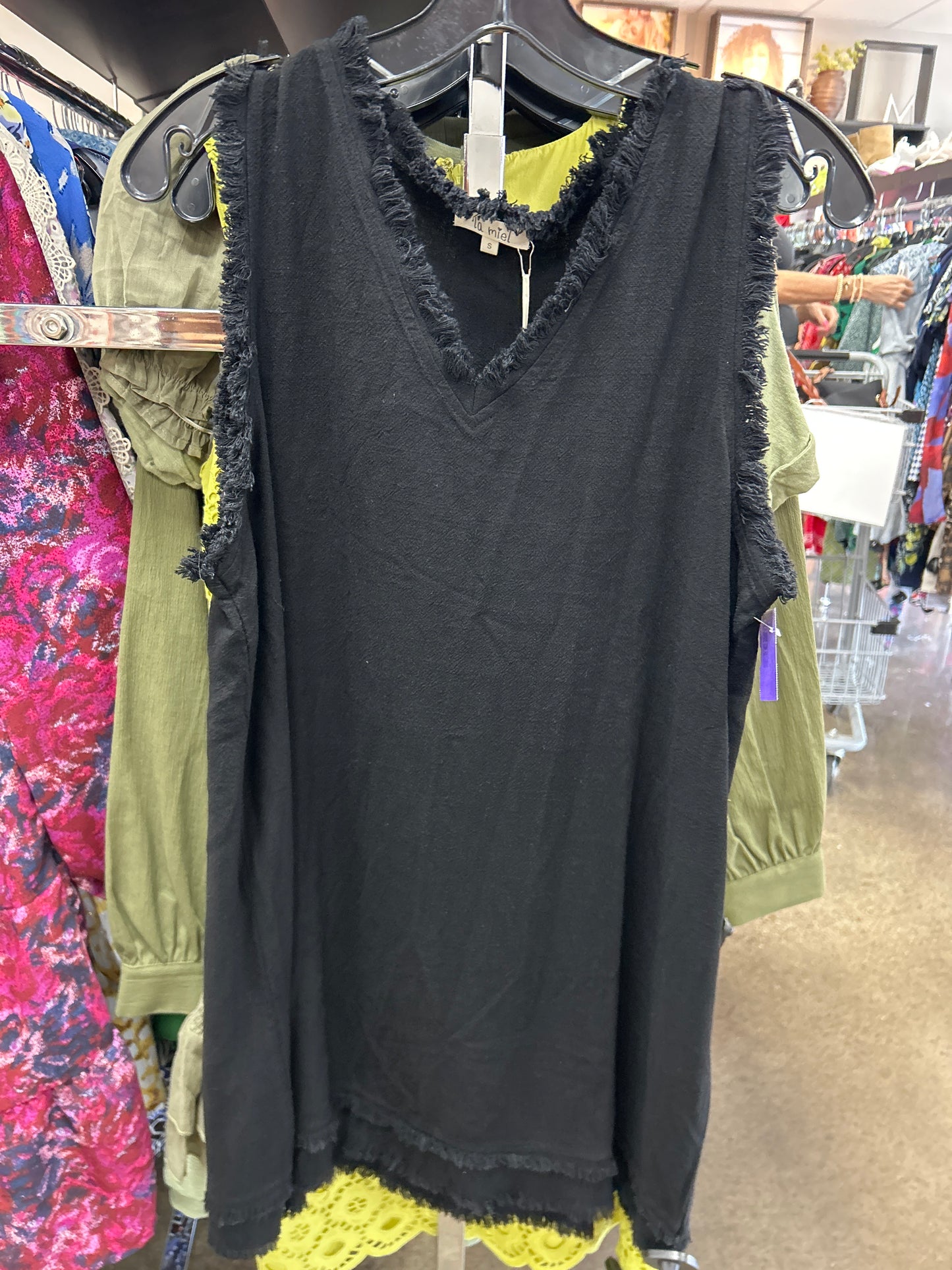 Dress Casual Short By La Miel In Black, Size:S