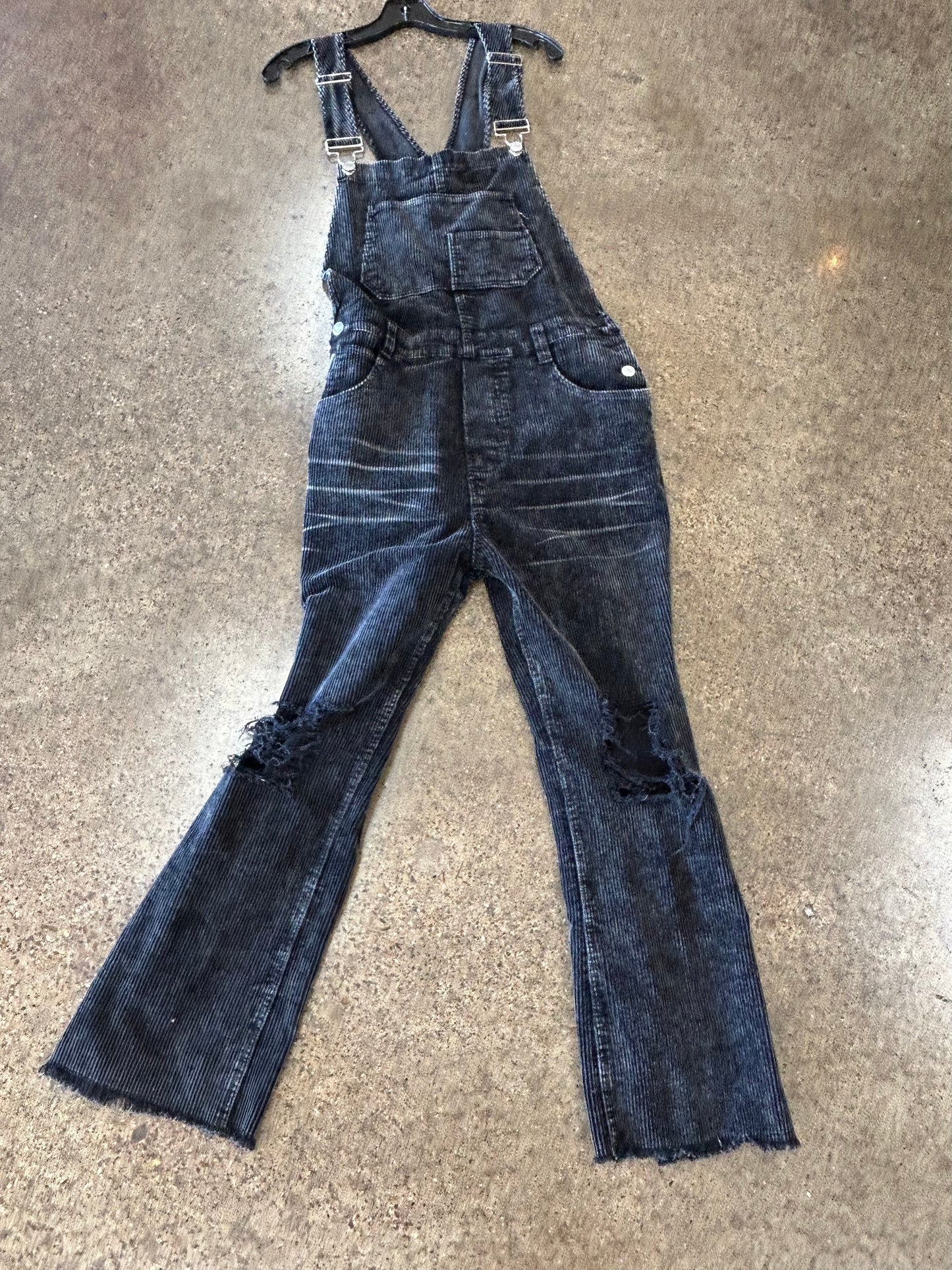 Overalls By Bibi In Black, Size:L