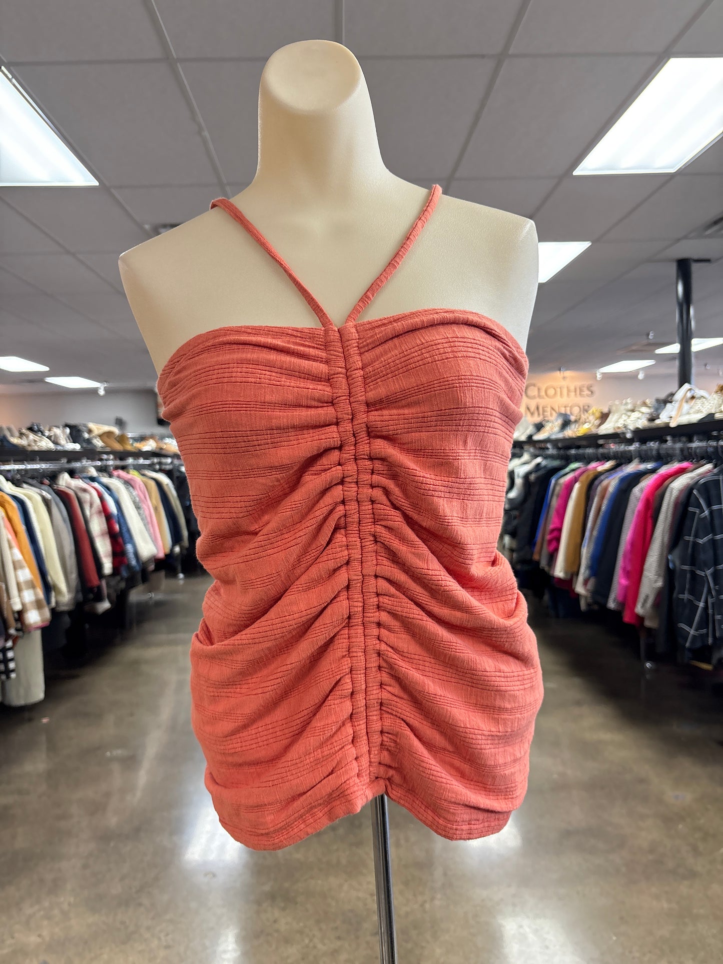 Top Sleeveless By Pilcro In Orange, Size:Xl
